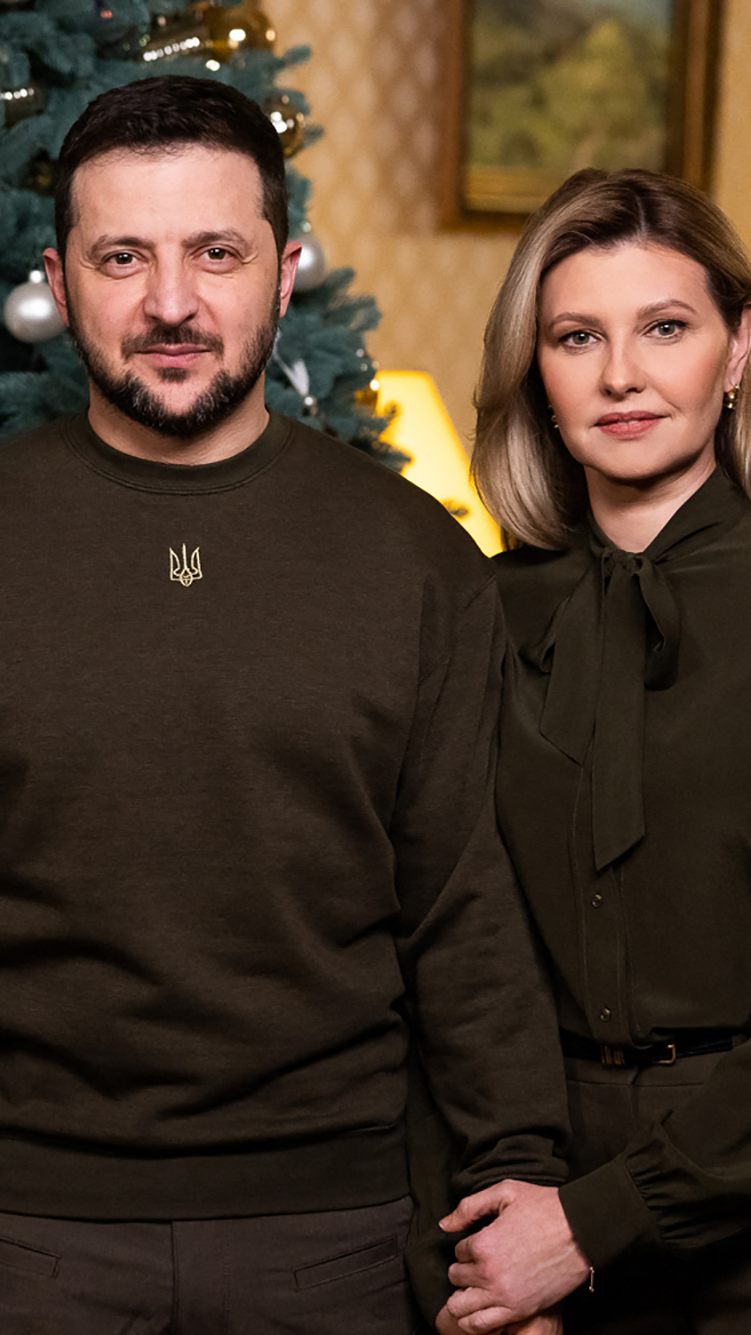Wolodymyr Selenskyj und Ehefrau Olena.