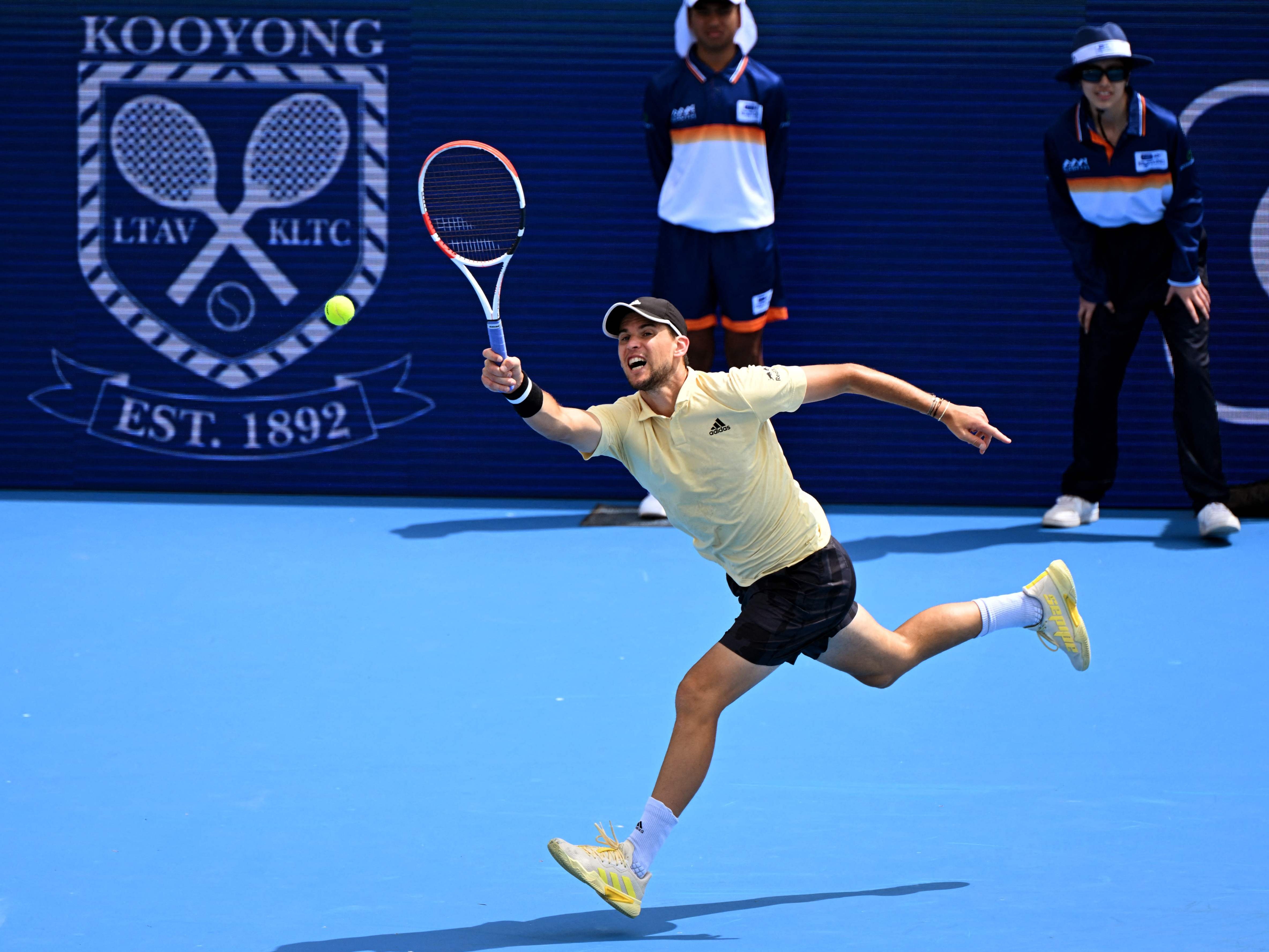 Dominic Thiem verlor beim Kooyong Classic das erstes Match gegen De Minaur.