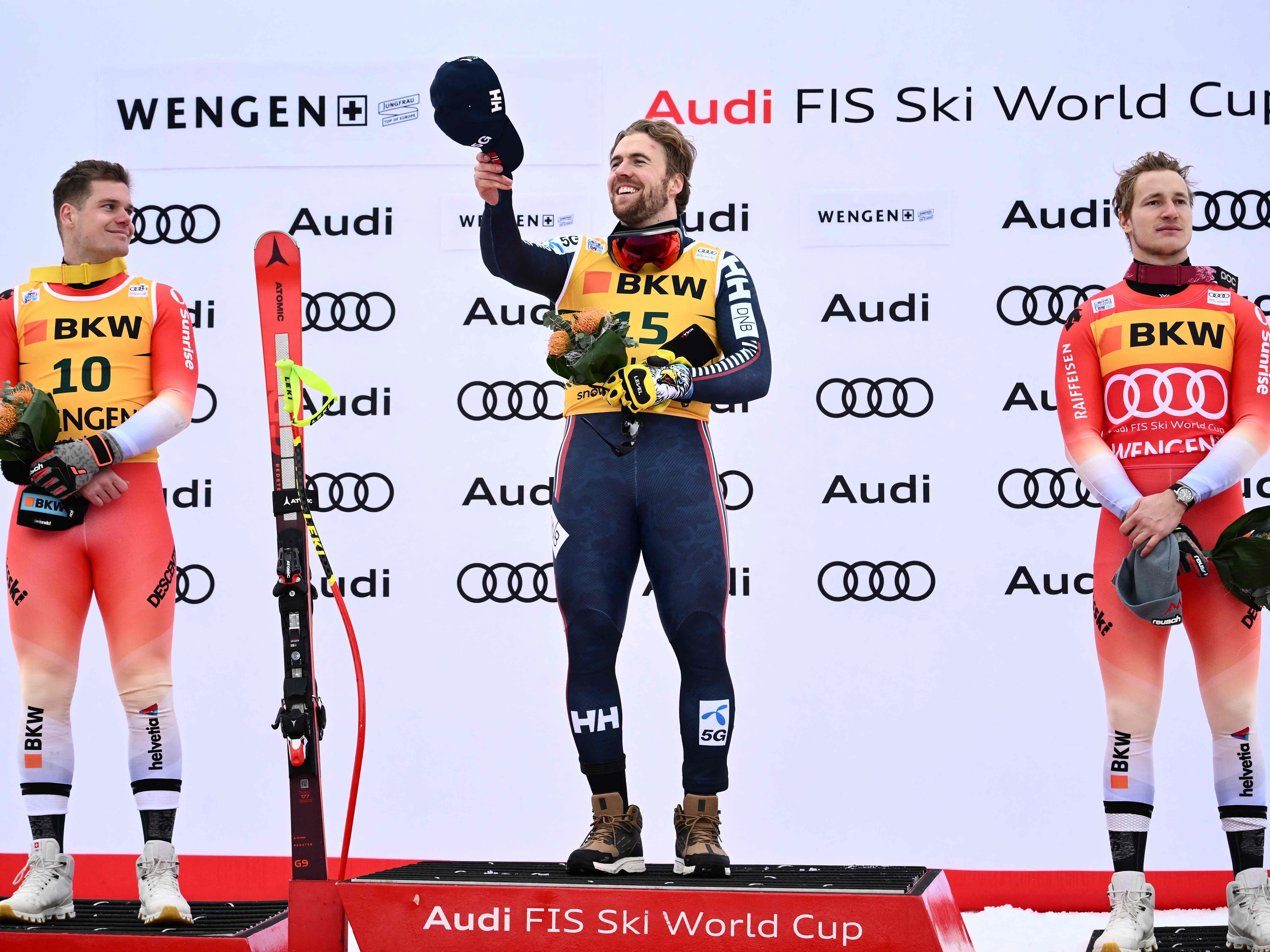 Kilde holte beim Super-G in Wengen seinen 18. Weltcup-Sieg.