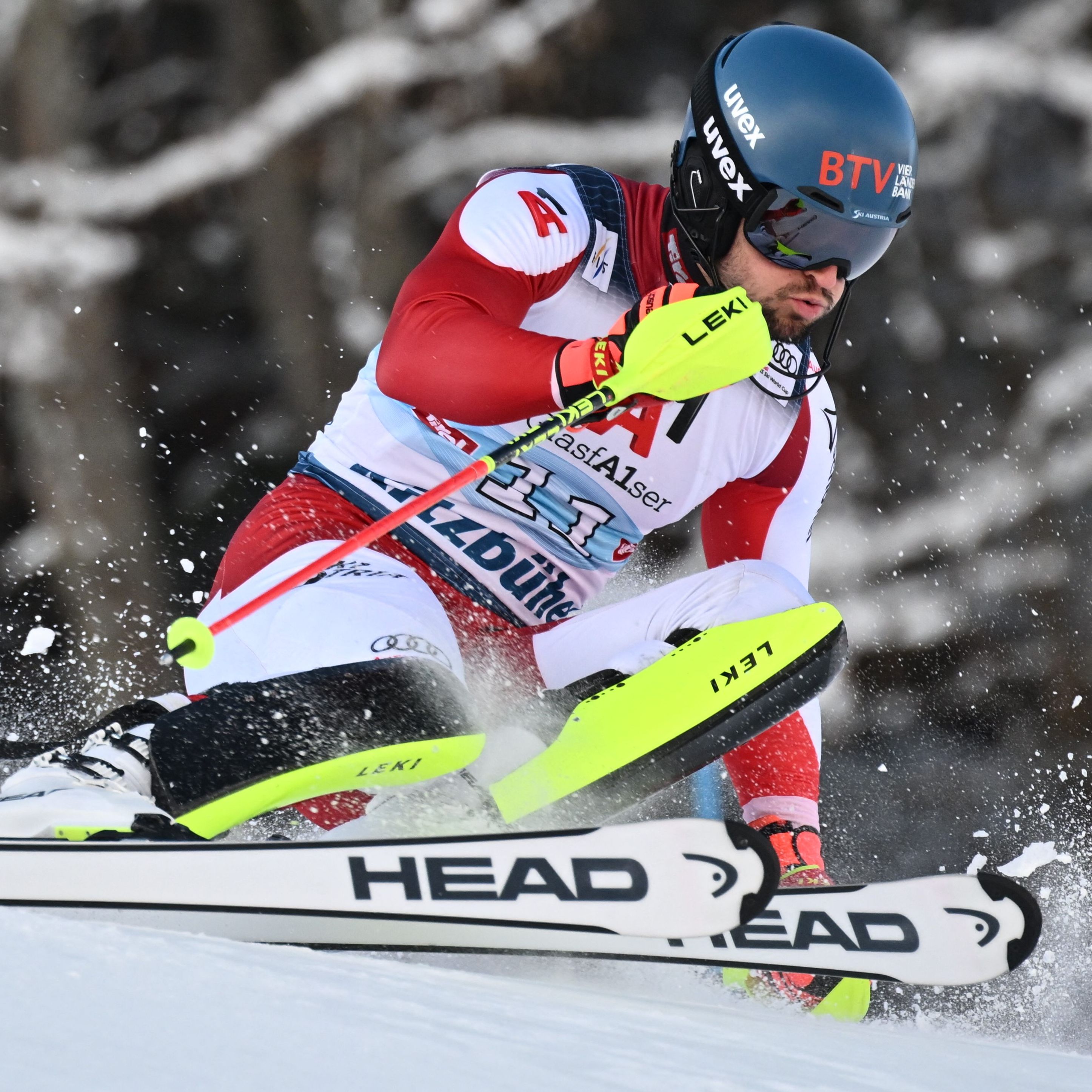 Johannes Strolz in Kitzbühel.