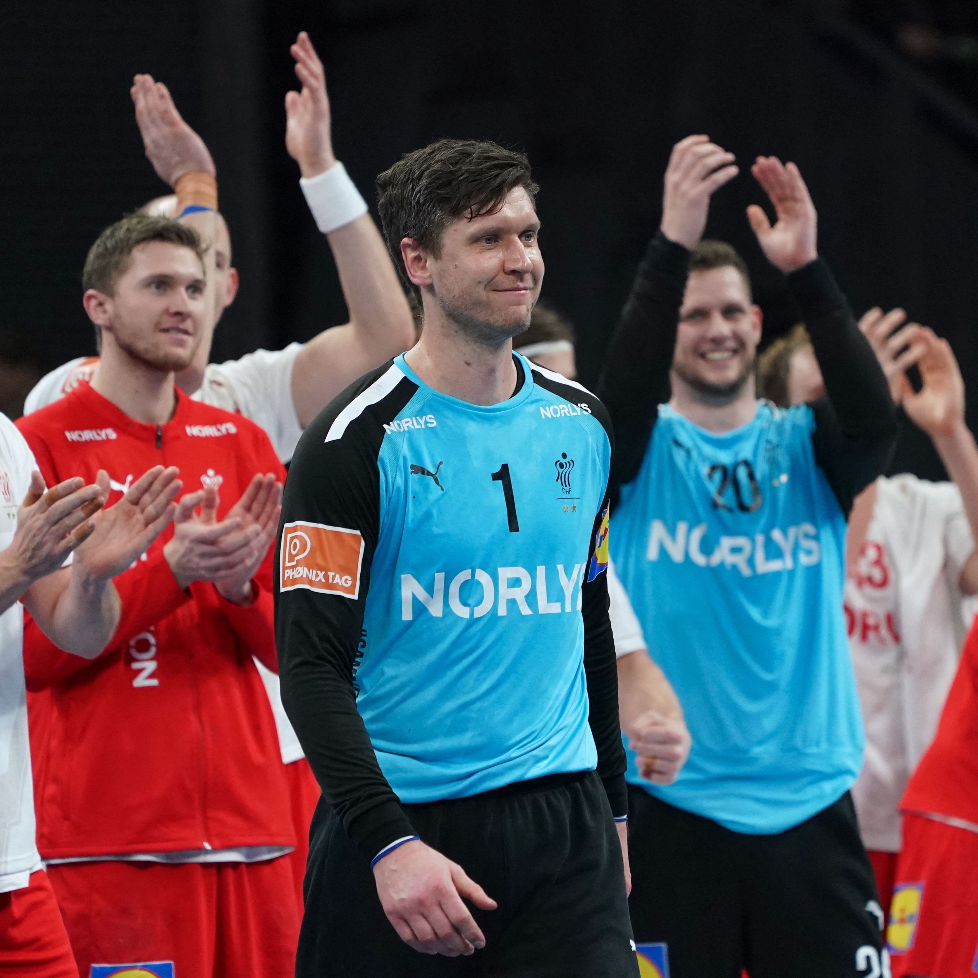 Niklas Landin Jacobsen wurde zum Man of the Match gekürt.