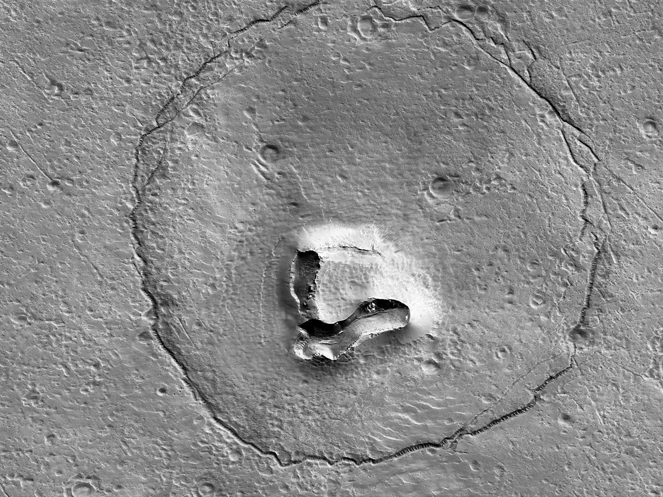 Besondere Aufnahme vom Roten Planeten. Besondere Aufnahme vom Roten Planeten.