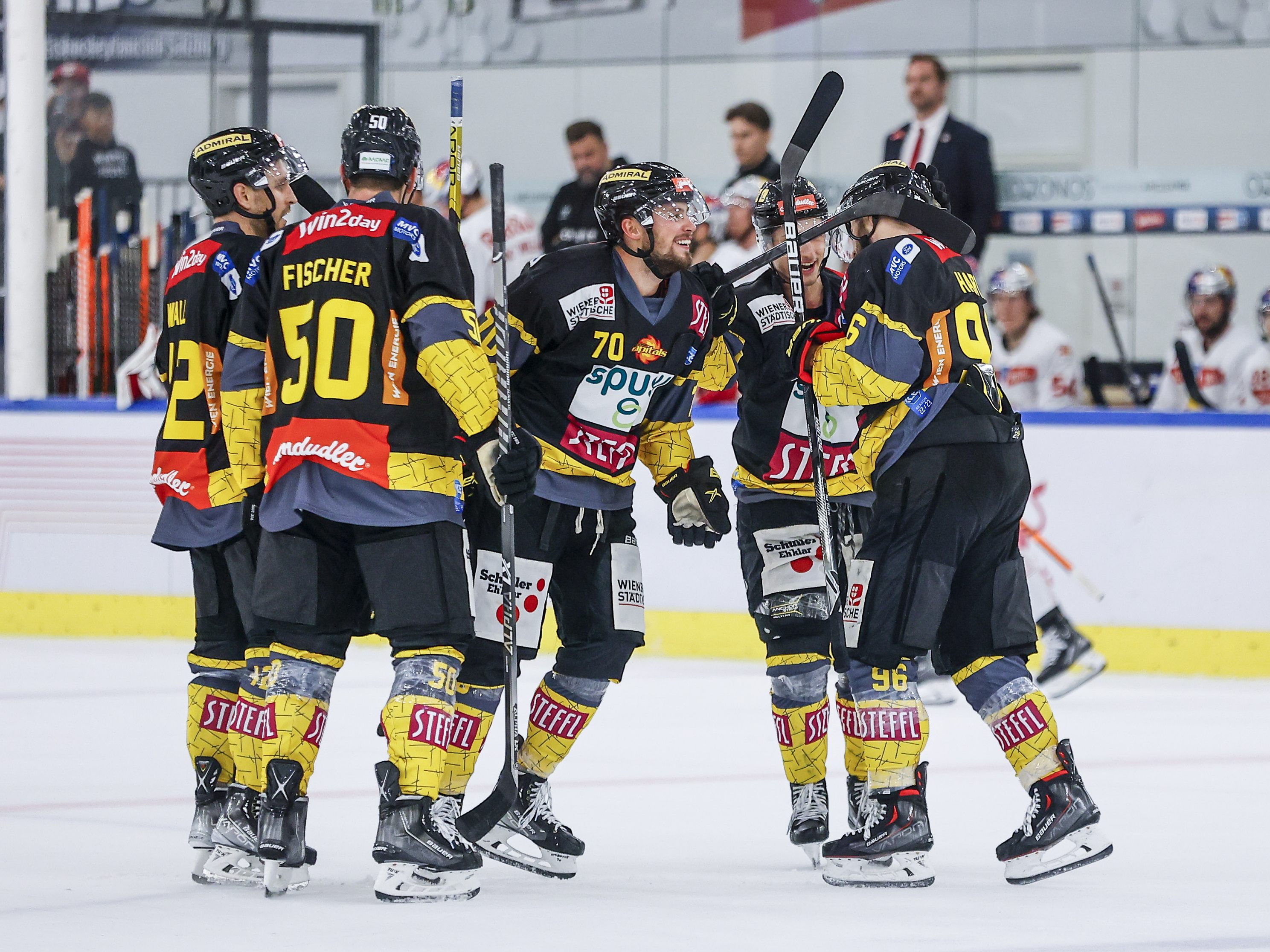 Die Vienna Capitals verloren in Asiago. Die Vienna Capitals verloren in Asiago.