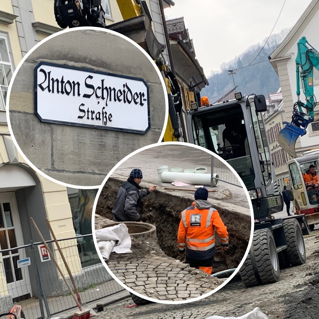 Im Zuge der Quartiersentwicklung Innenstadt Bregenz ist jetzt die Anton-Schneider-Straße an der Reihe.