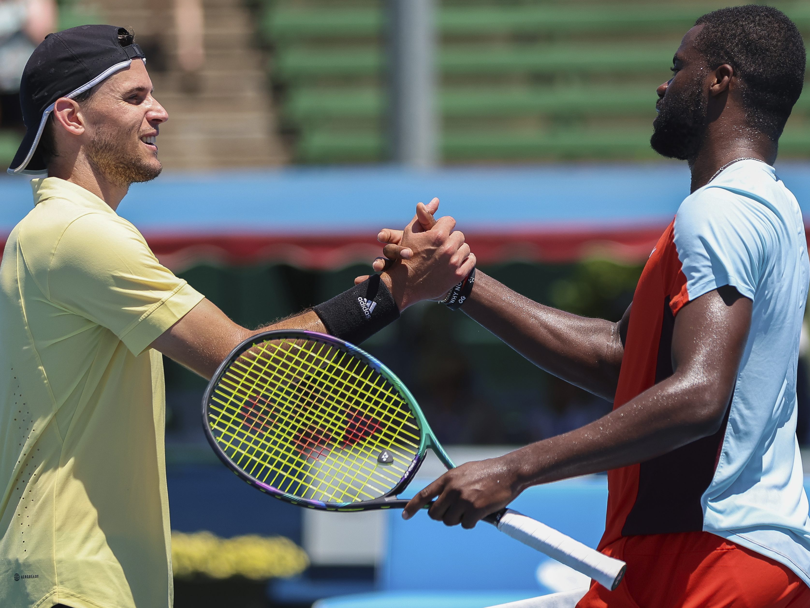 Thiem besiegte Tiafoe in Melbourne in zwei Sätzen.