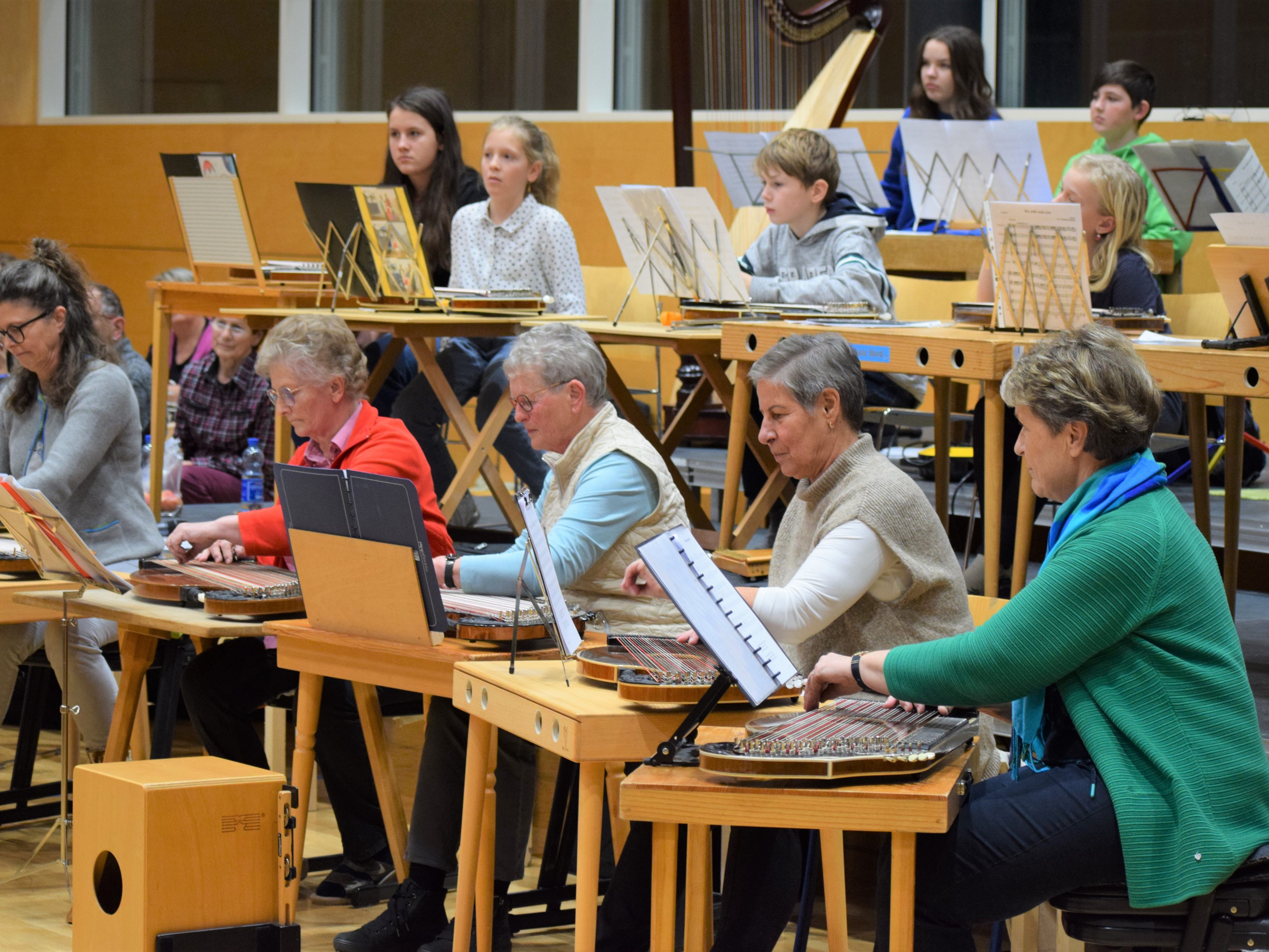 Bei allen Mitwirkenden war die Freude am Musizieren spürbar. Bei allen Mitwirkenden war die Freude am Musizieren spürbar.