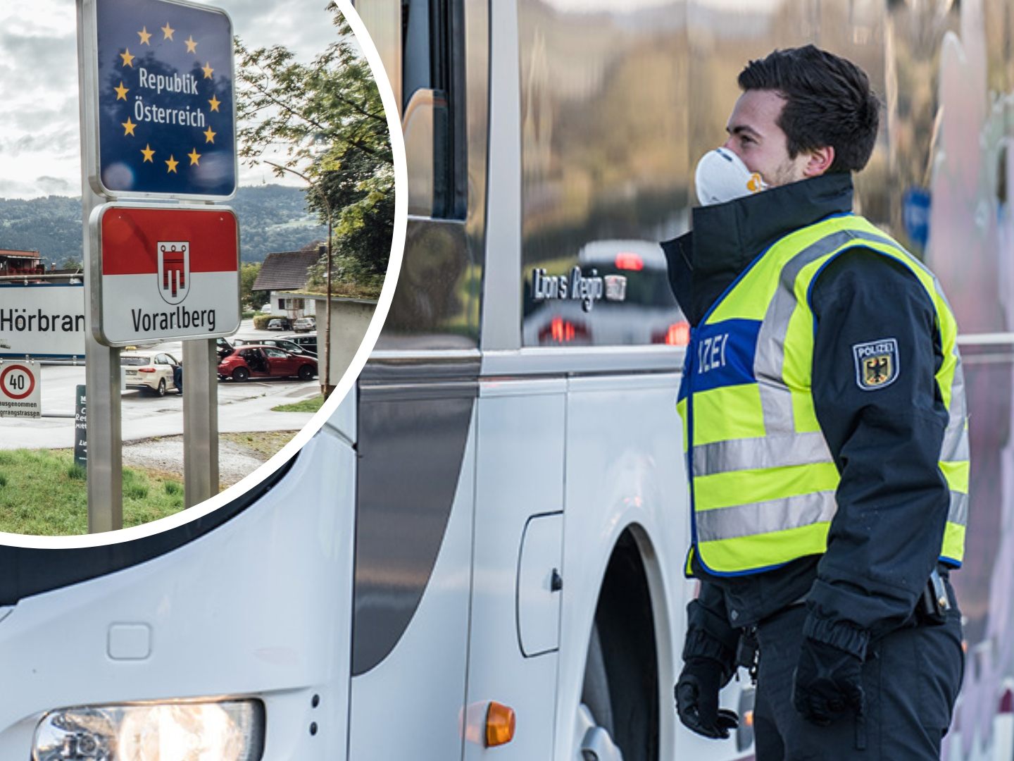 Bundespolizei verweigert Migranten die Einreise.