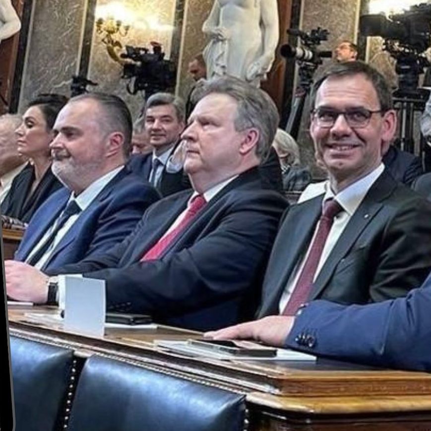 Die wichtigsten Männer der Sozialdemokraten und mitten drinnen ÖVP-Landeshauptmann Wallner? Und was hat es mit Strache auf sich?