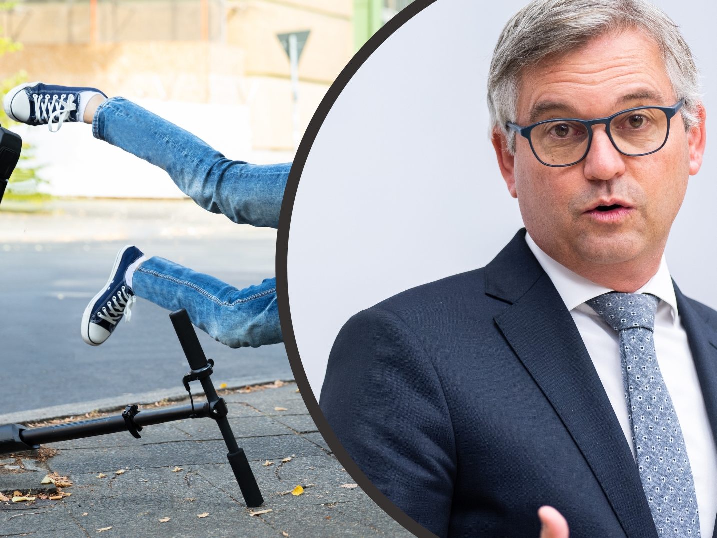 Magnus Brunner musste wegen eines E-Scooter-Unfalls ins Spital.