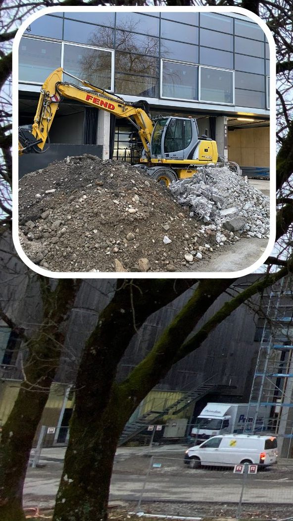 Die Firstfeier für das neue Mehrzweckgebäude ging über die Bühne.