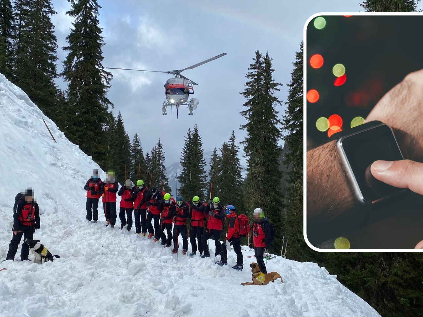 Die Polizei informiert über die Sturzerkennung von Smartwatches.
