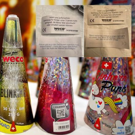 Der Feuerwerkhersteller Weco entschuldigte sich für frauenfeindliche Sprüche in Silvester-Knallbonbons.