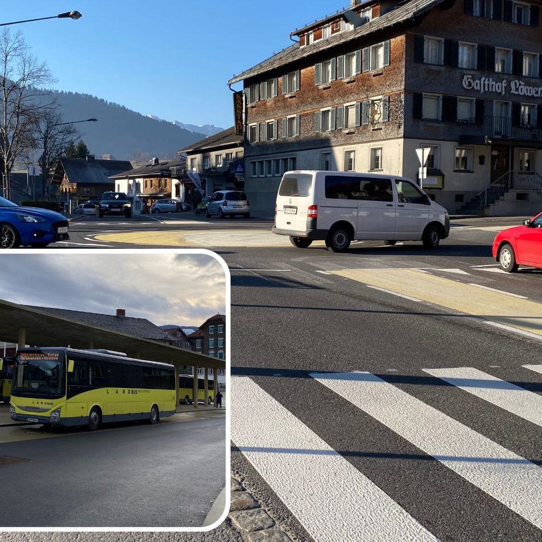 Der Busbahnhof ging in Betrieb. Wie es nun mit dem Kreisverkehr weitergeht.