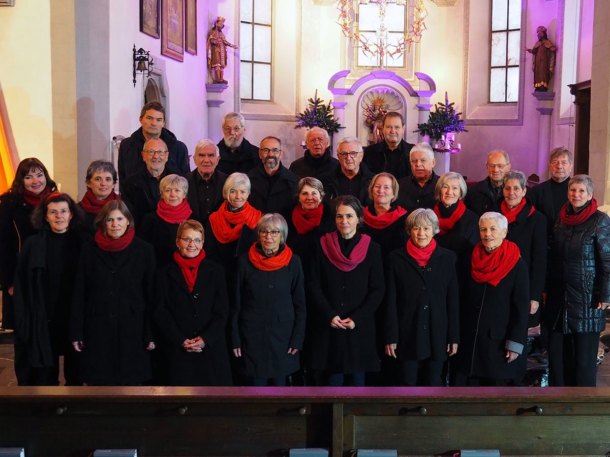 Kantorei Rankweil mit Chorleiterin Eva Hagen