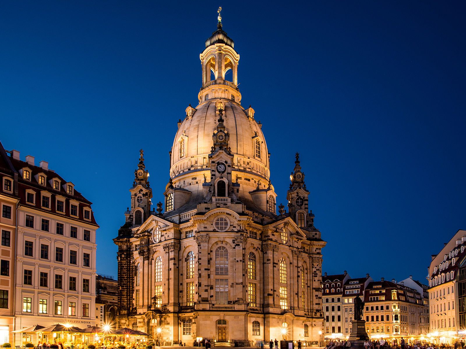 Frauenkirche Dresden bei Nacht Frauenkirche Dresden bei Nacht