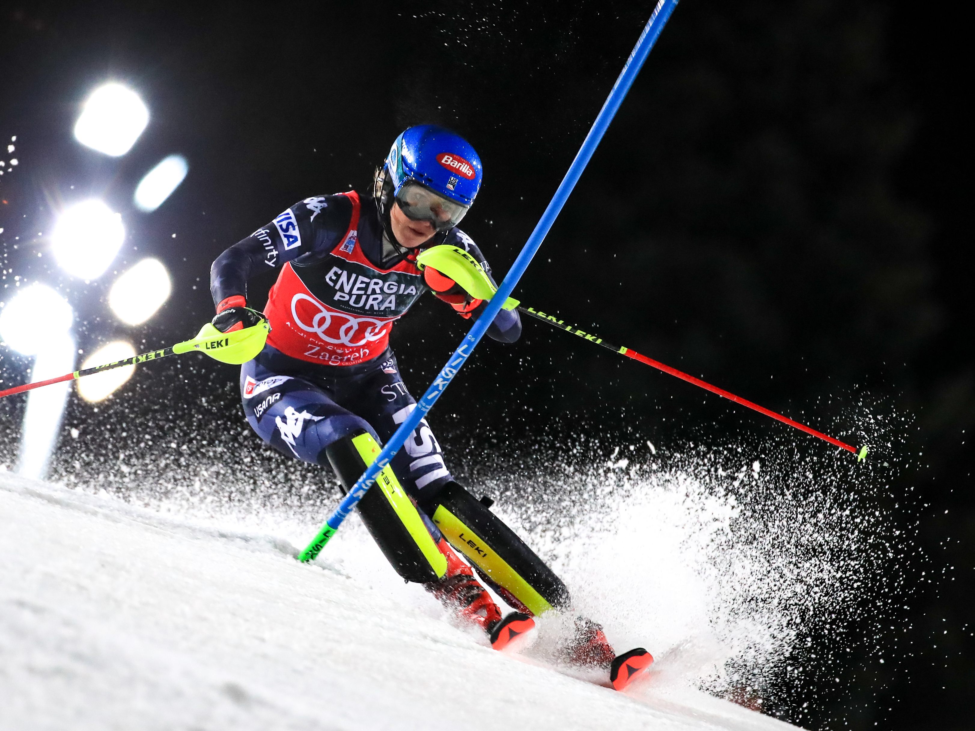 Top-Athletin Mikaela Shiffrin hat ein großes Ziel vor Augen. Top-Athletin Mikaela Shiffrin hat ein großes Ziel vor Augen.