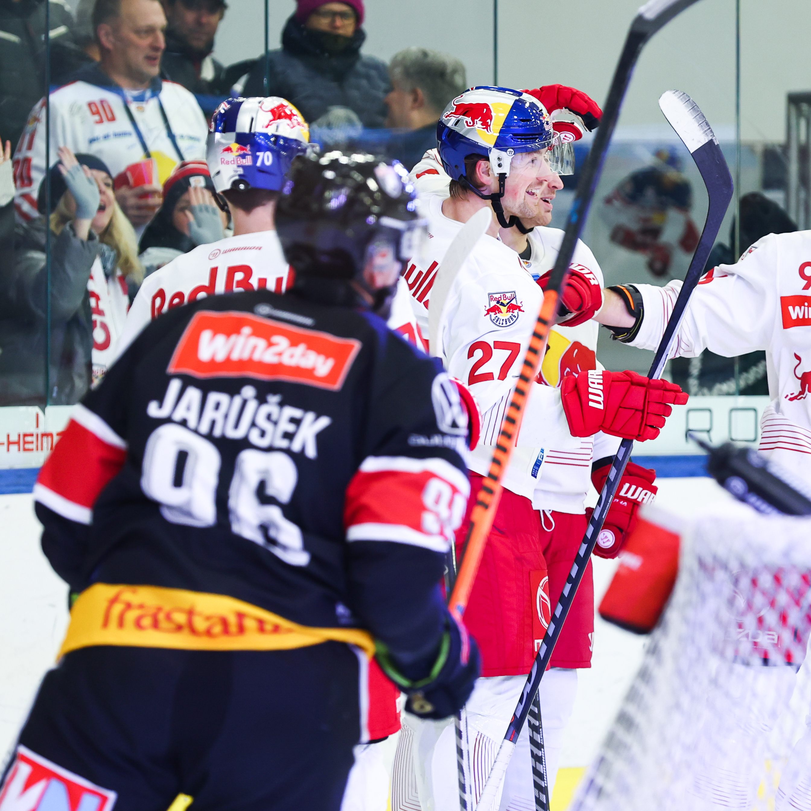 Jarusek und Co. konnten mit den Salzburgern heute nicht mithalten.