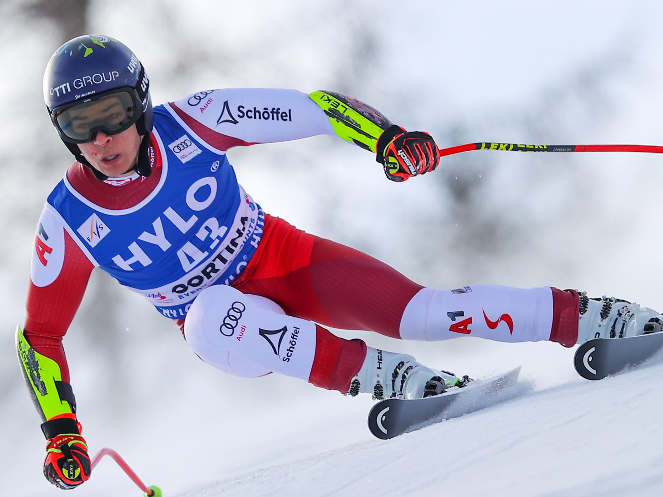 Der Vorarlberger Lukas Feurstein zog sich bei einem Sturz Verletzungen zu. Der Vorarlberger Lukas Feurstein zog sich bei einem Sturz Verletzungen zu.