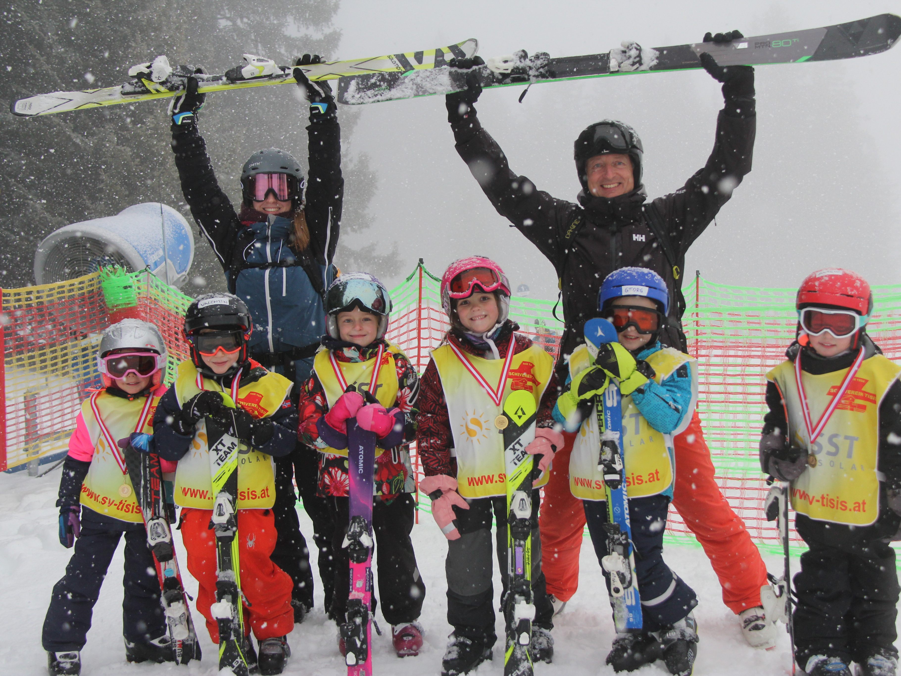 Erfolgreicher Kinderschikurs