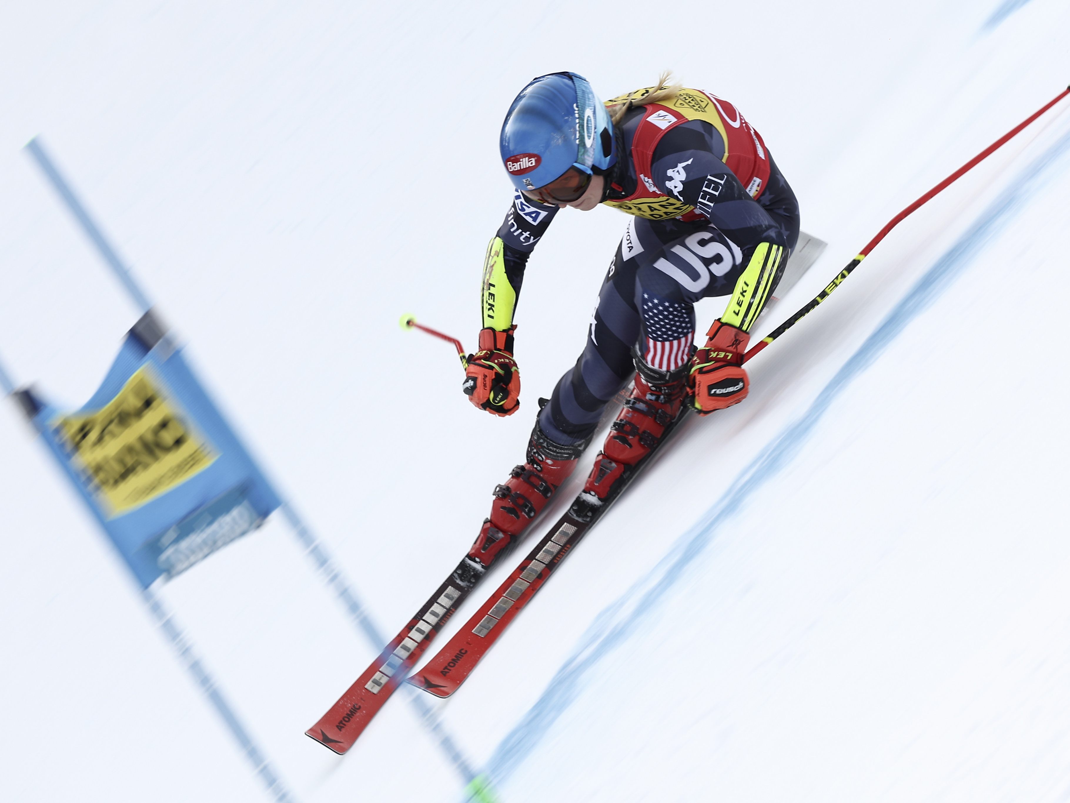 Mikaela Shiffrin ist am Kronplatz auf Siegeskurs.