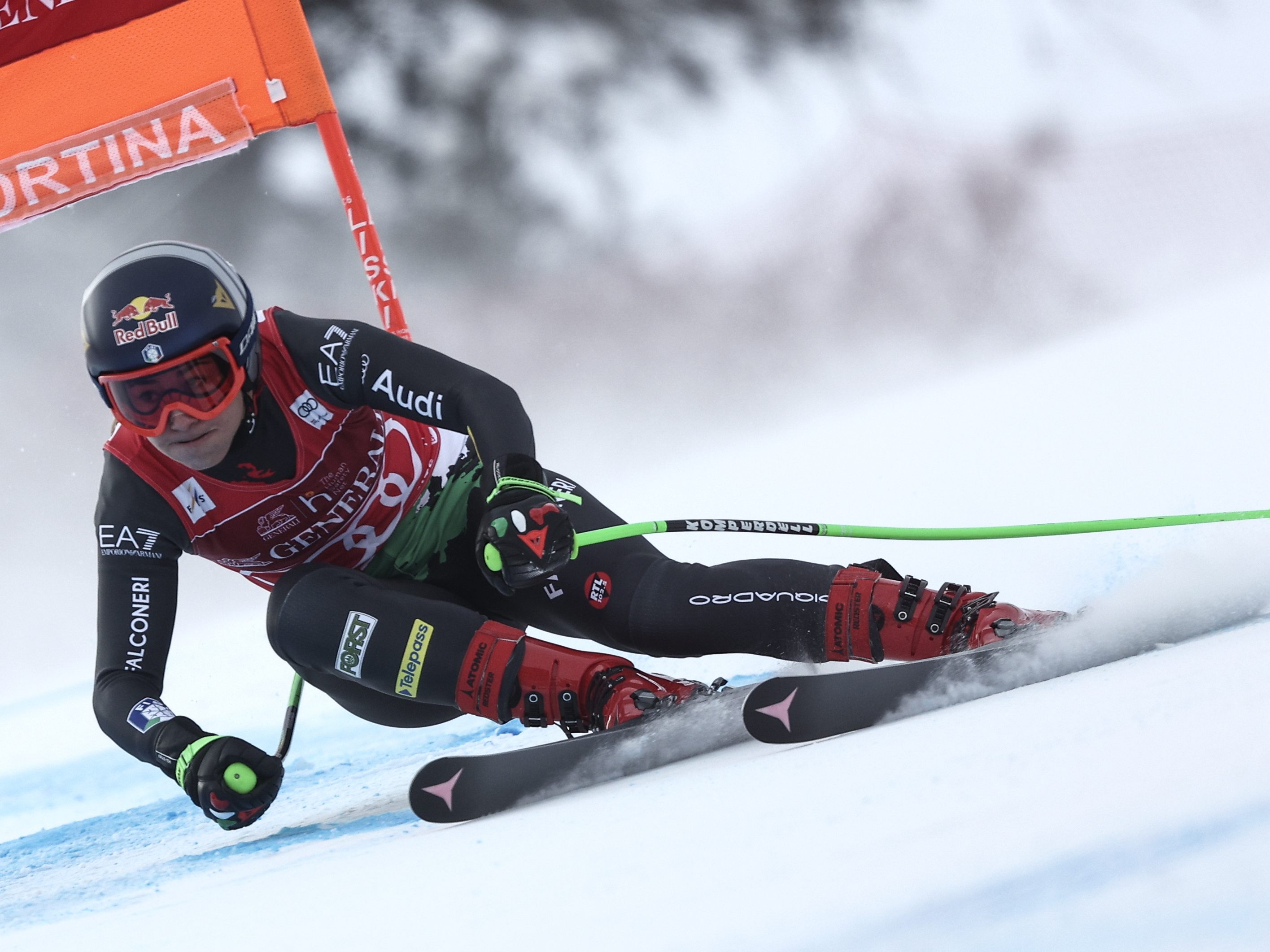 Sofia Goggia geht in Cortina d'Ampezzo auf Rekordjagd. Sofia Goggia geht in Cortina d'Ampezzo auf Rekordjagd.