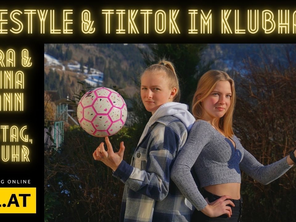 Laura und Hannah Wrann kommen ins Klubhaus.