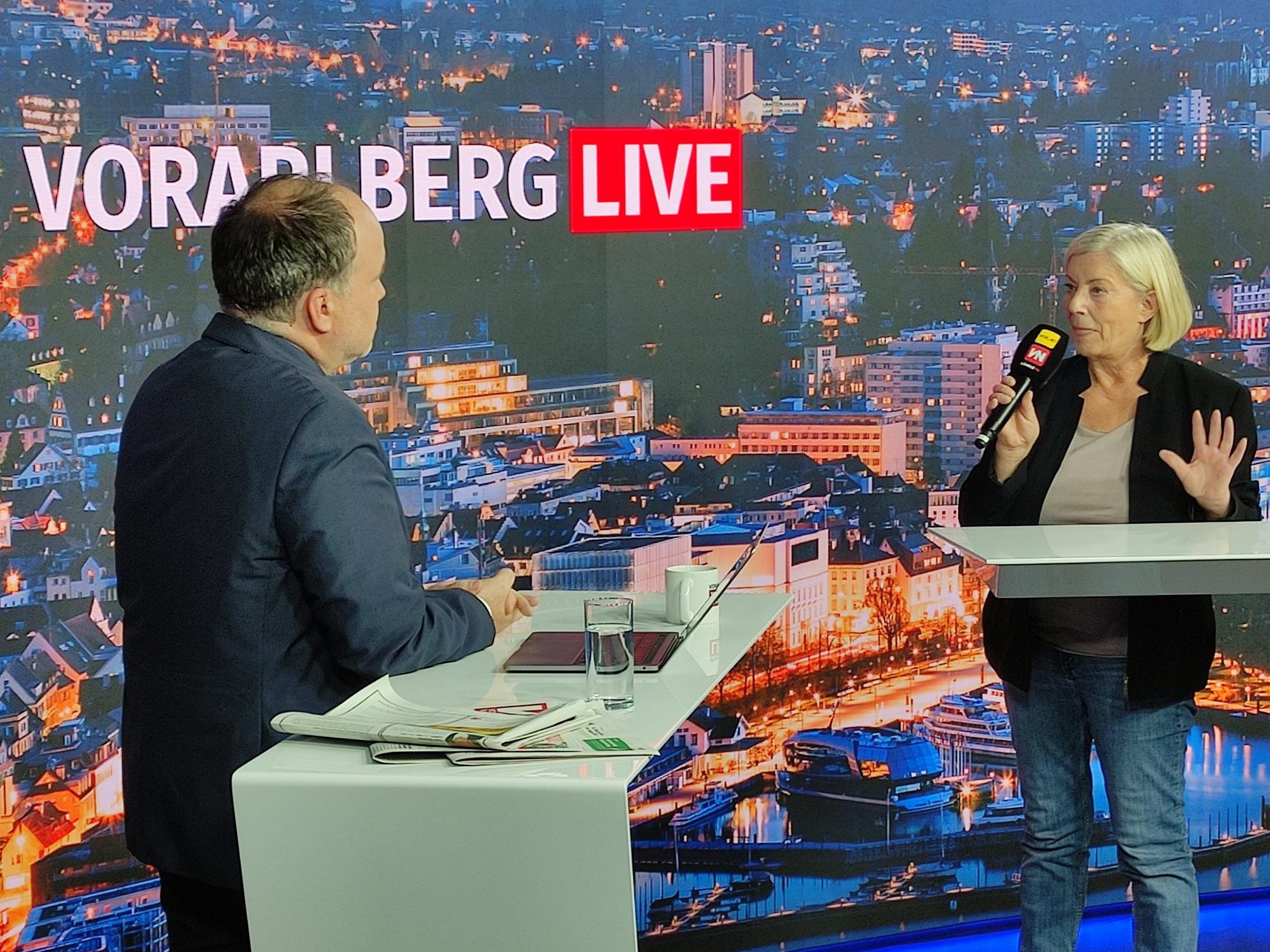 SPÖ-Chefin Gabriele Sprickler-Falschlunger sprach am Freitag bei "Vorarlberg LIVE" über Ärztemangel und ihre Nachfolge.