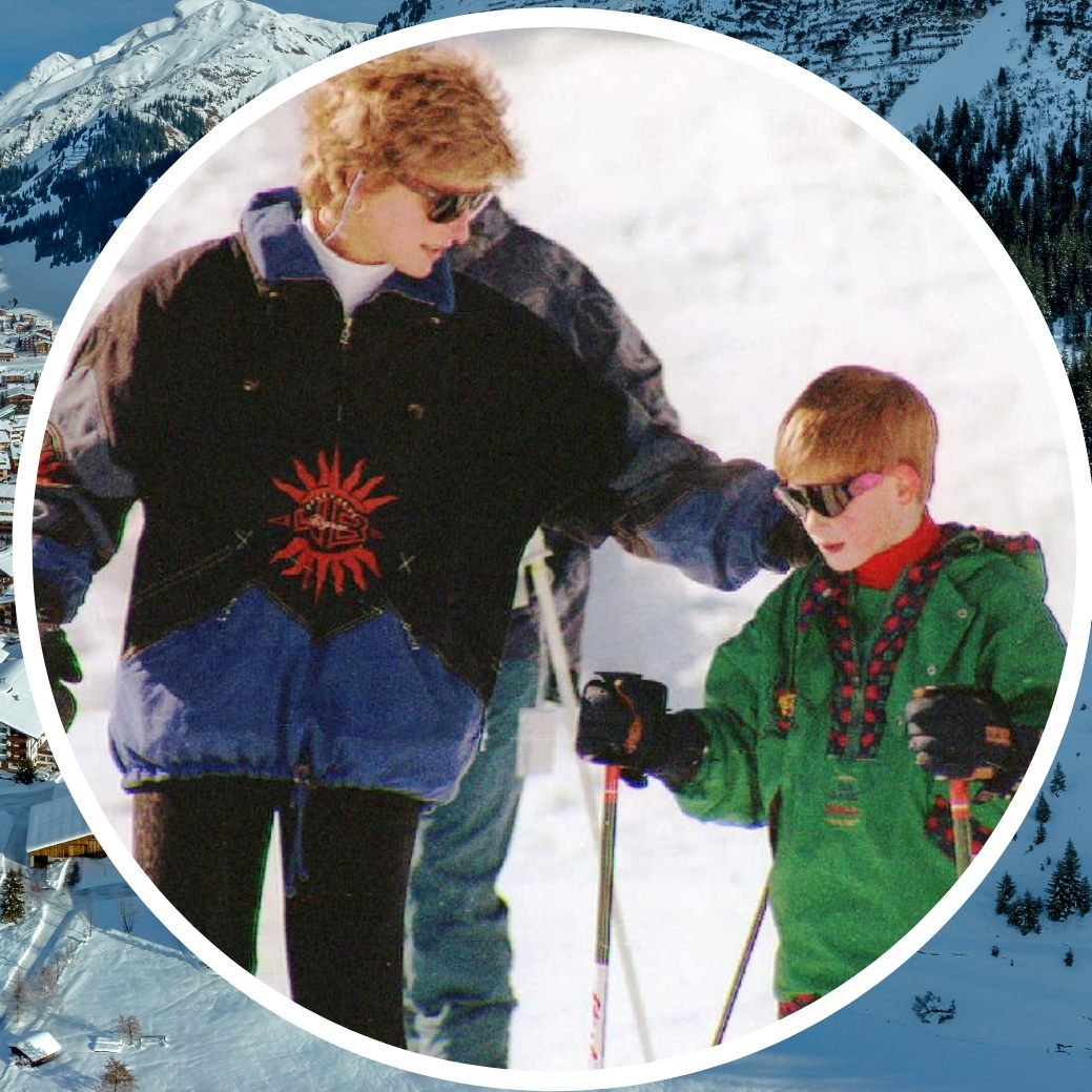 Schon als Kind verbrachte Harry mit seiner Mutter Diana so manchen Ski-Urlaub in Lech.
