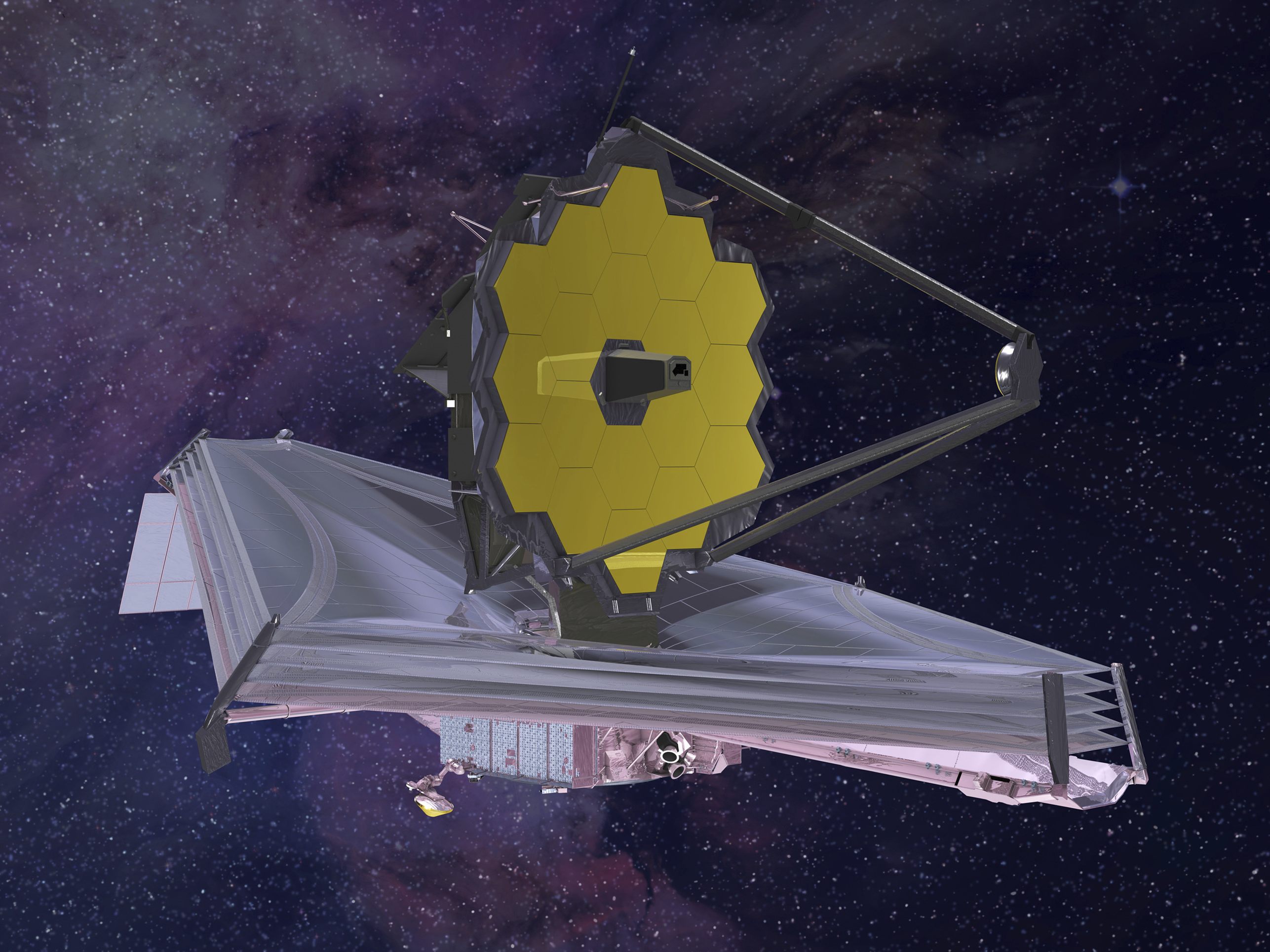 Das "James Webb"-Teleskop entdeckt seinen ersten Exoplaneten. Das "James Webb"-Teleskop entdeckt seinen ersten Exoplaneten.