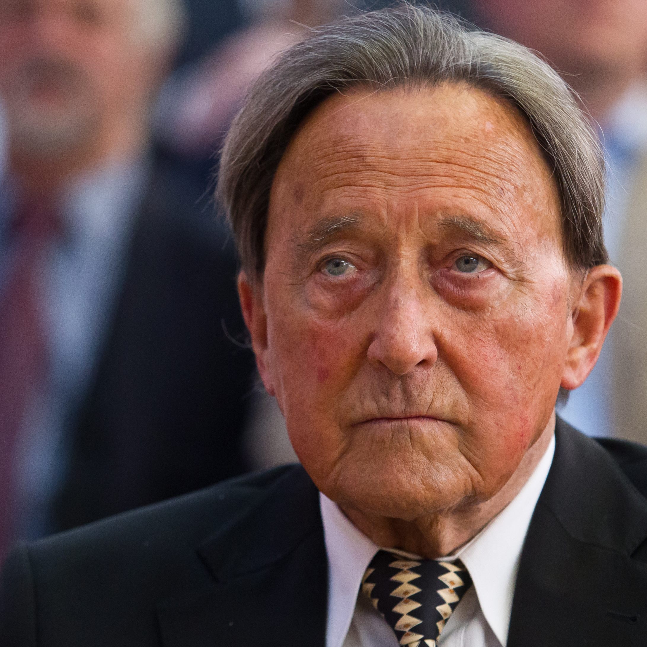 Der am 27. Jänner 2023 verstorbene Vorarlberger Alt-Landeshauptmann Martin Purtscher 2013 im Vorarlberger Landtag.