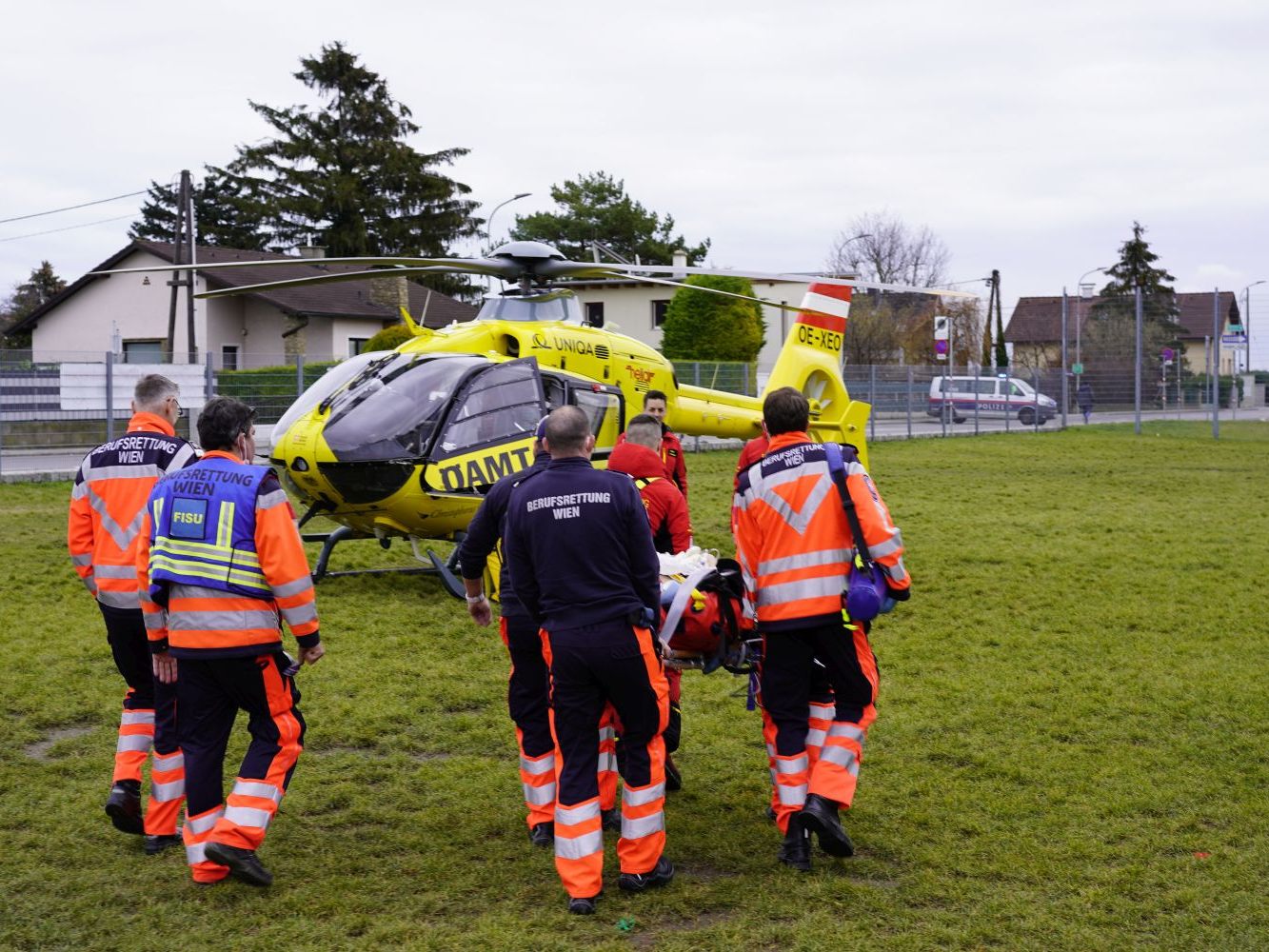 88-Jähriger bei Verkehrsunfall in Wien-Floridsdorf schwer verletzt. 88-Jähriger bei Verkehrsunfall in Wien-Floridsdorf schwer verletzt.