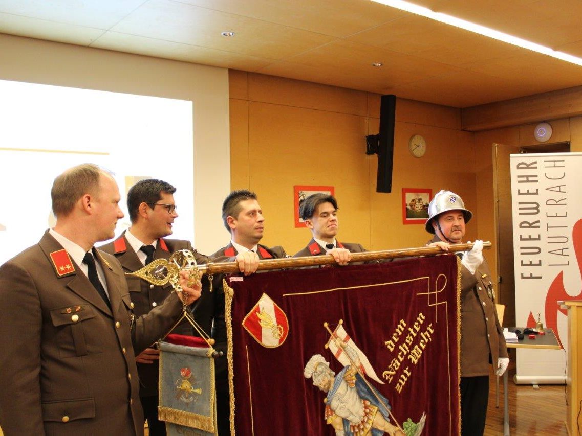 Angelobung bei der Feuerwehr Lauterach Angelobung bei der Feuerwehr Lauterach