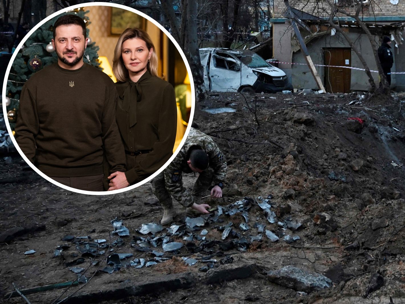 Selenskyj wünscht Ukrainern ein Jahr des Sieges.