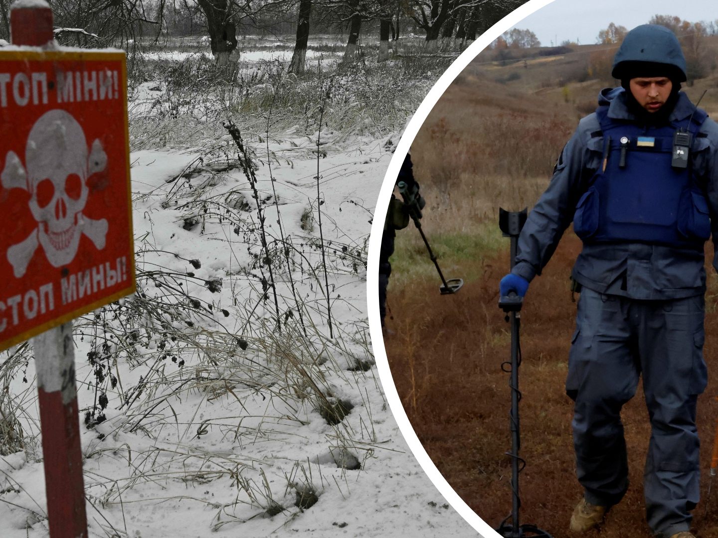 Mehr als 40 Prozent der Landfläche der Ukraine soll vermint sein.