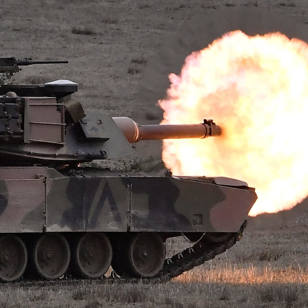 USA liefern Panzer nach Kiew.