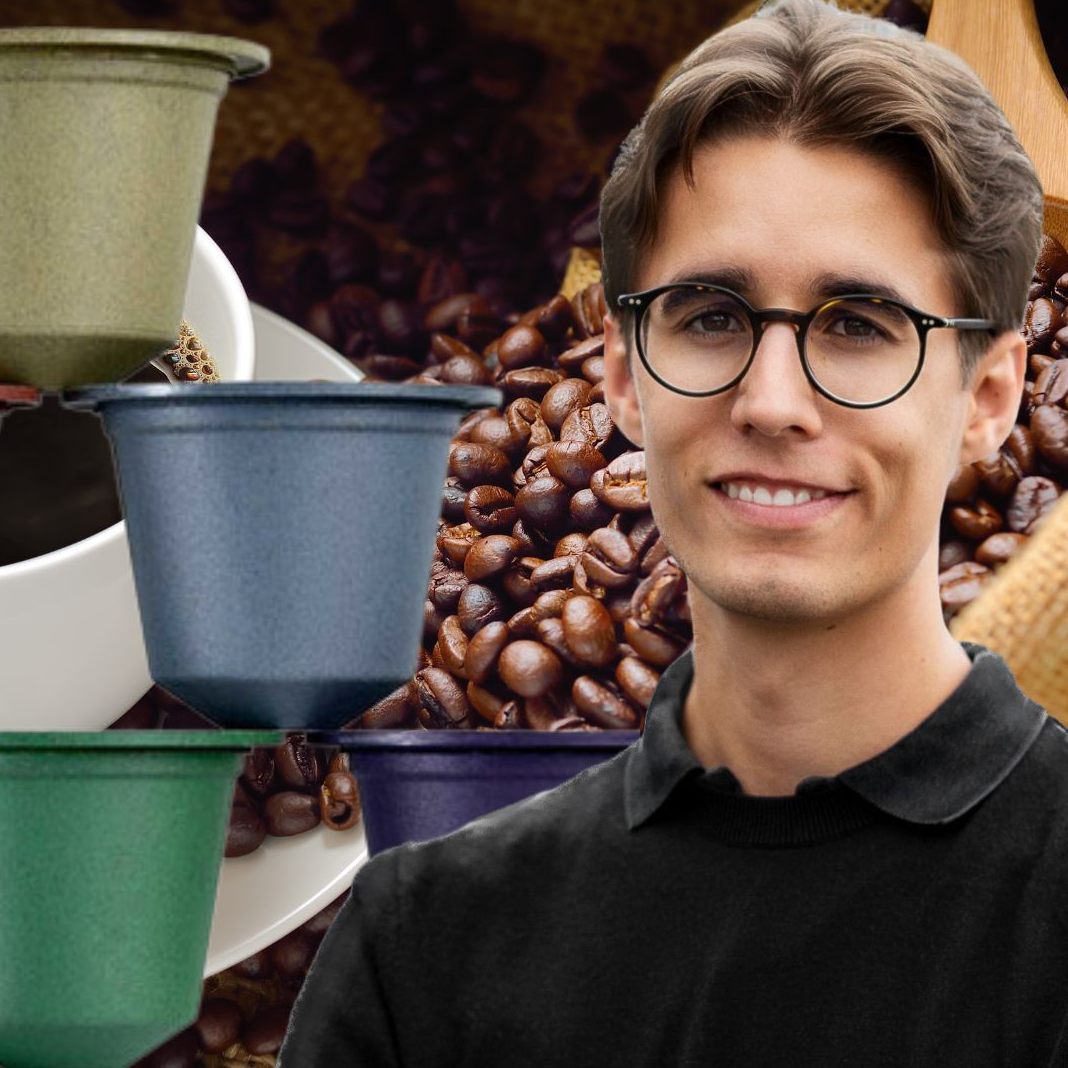 Die heimkompostierbaren Kaffeekapseln von ALPLA unterscheiden sich auf den ersten Blick nicht von herkömmlichen Kaffeekapseln.