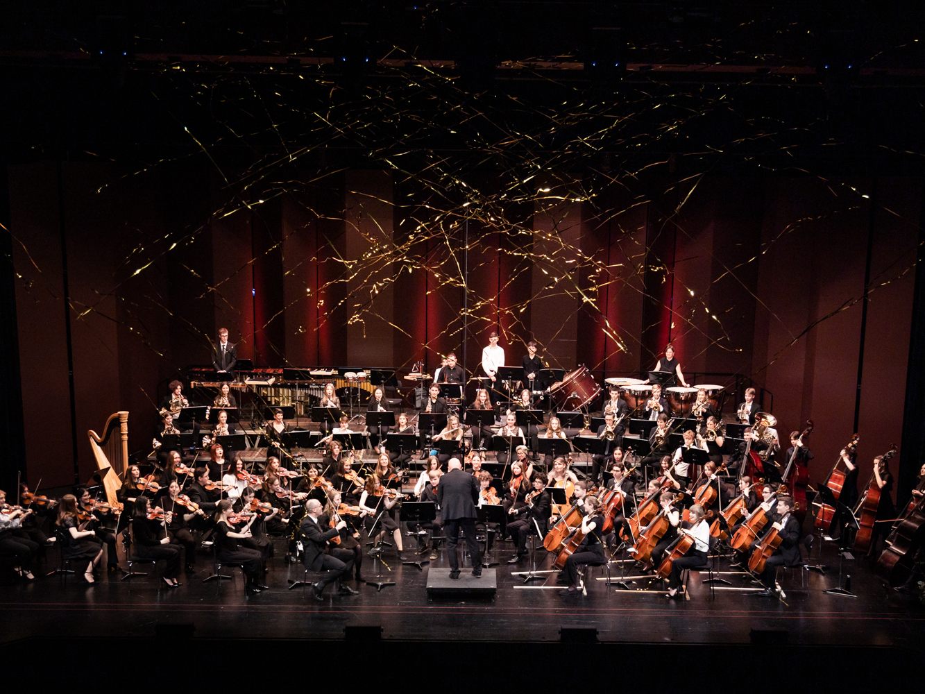 Das Jugendsinfonieorchester gastiert heute, 3. Jänner im Spannrahmen Hard