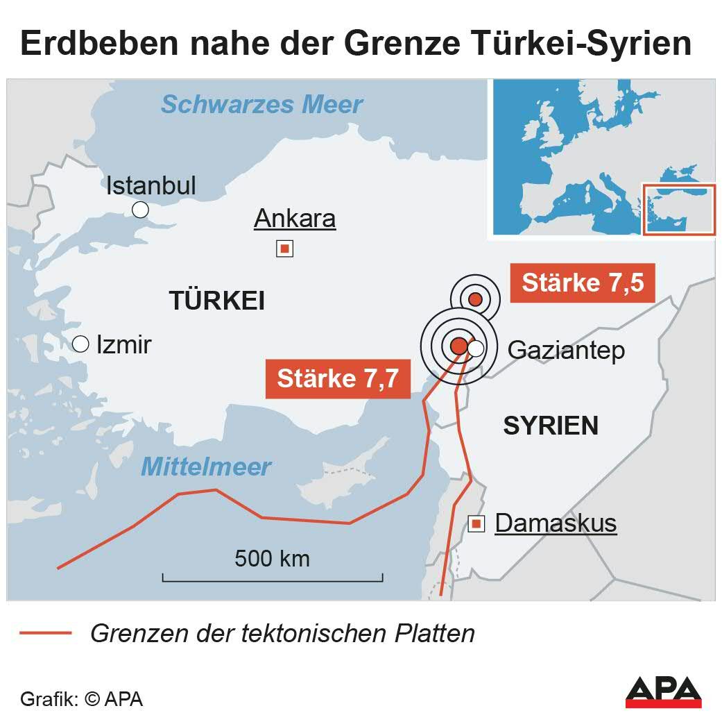 Erdbeben in der Türkei und Syrien Erdbeben in der Türkei und Syrien