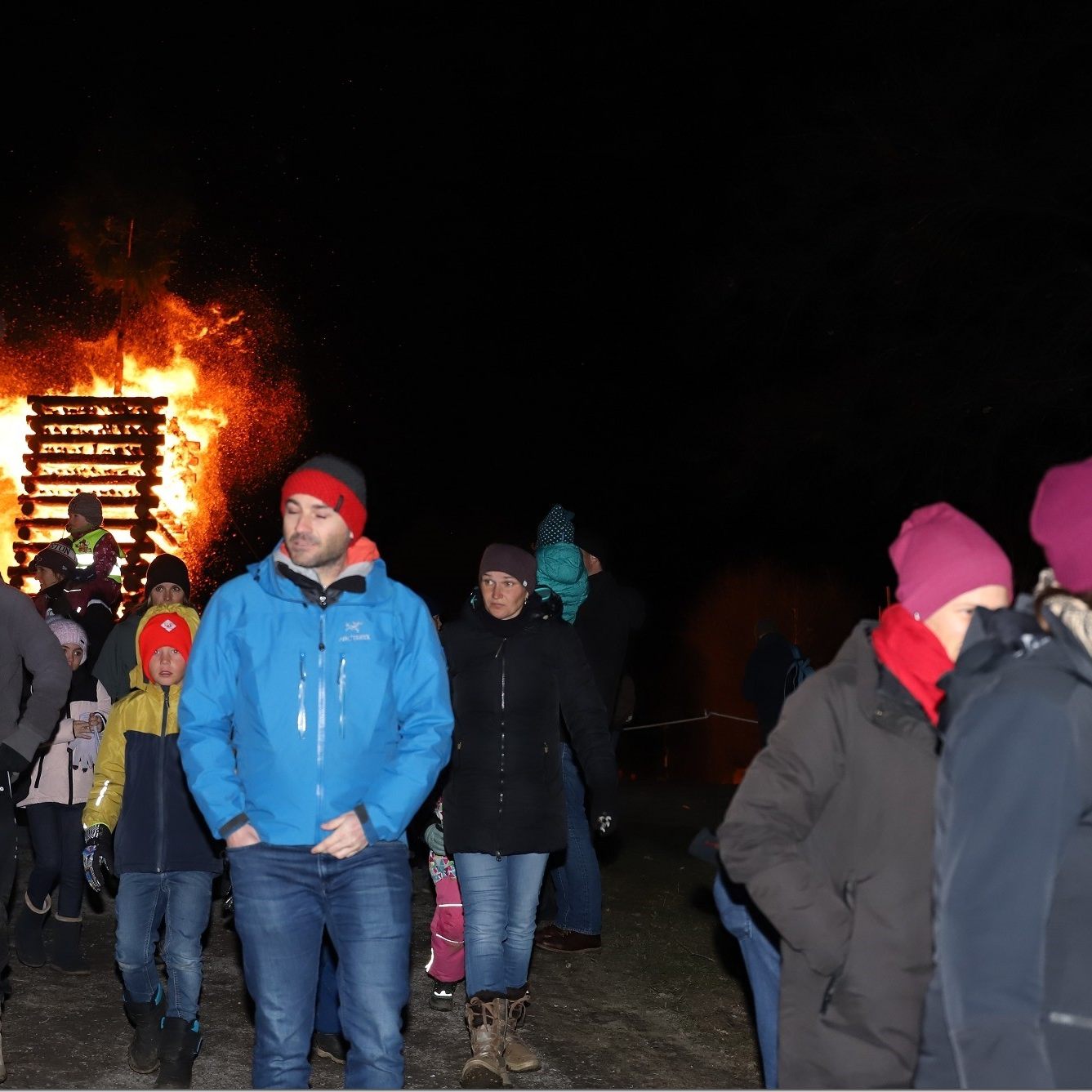 Funkenabbrennen in Rankweil hat Tradition.