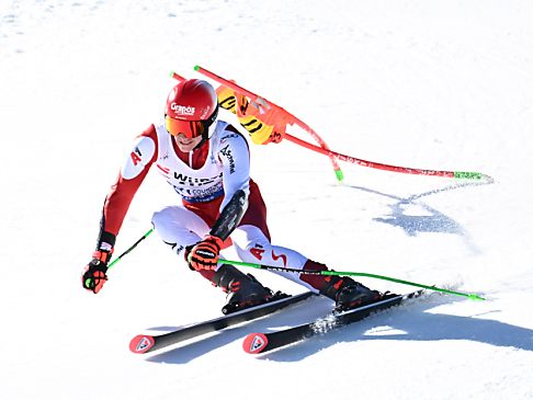 Dominik Raschner in der Parallel-Qualifikation mit Bestzeit Dominik Raschner in der Parallel-Qualifikation mit Bestzeit