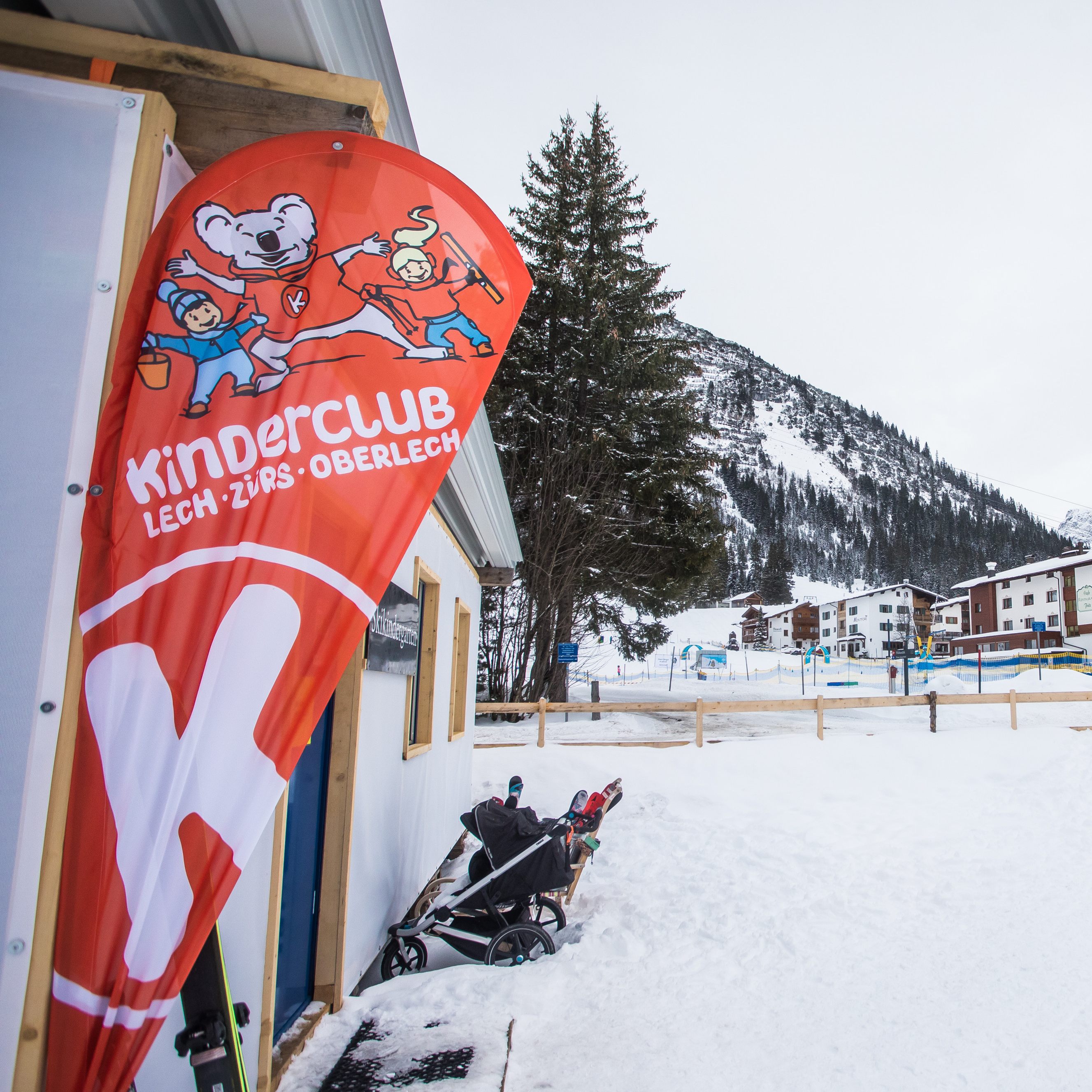 Der Kinderclub in Lech.