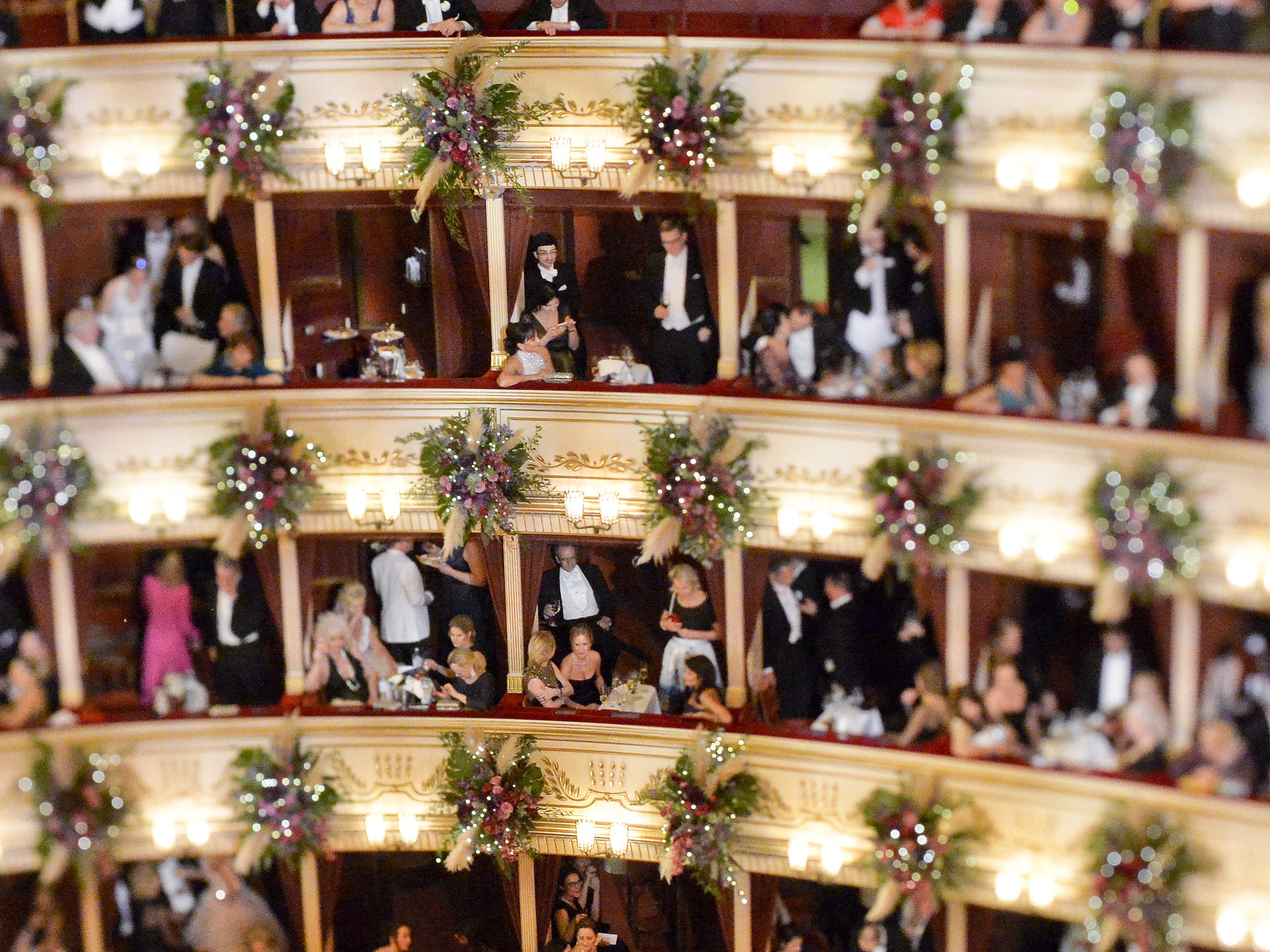 Teuer, aber heiß begehrt: Logen am Wiener Opernball. Teuer, aber heiß begehrt: Logen am Wiener Opernball.