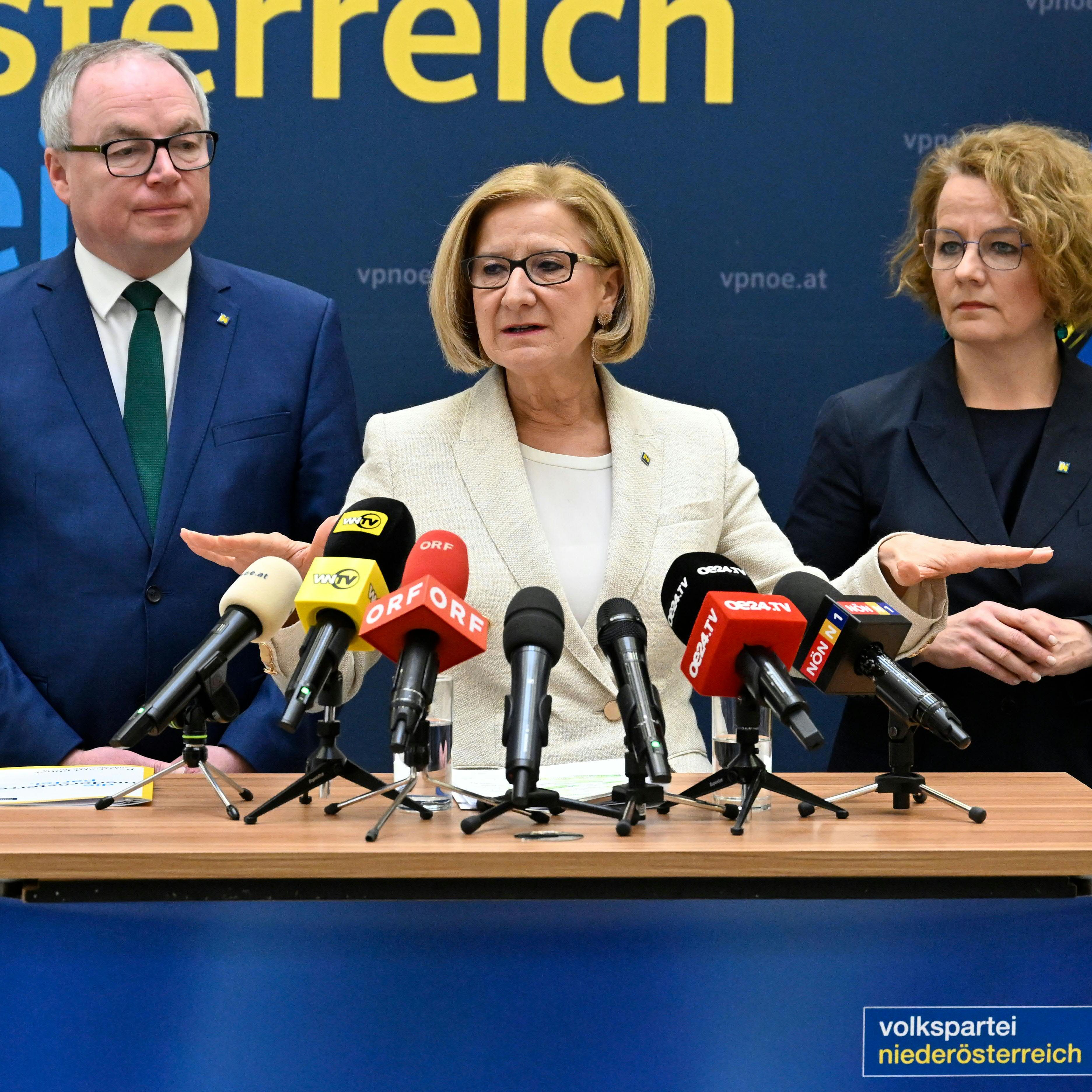 Regierungsteam nach Ansicht von NÖ-Landeshauptfrau Mikl-Leitner gut aufgestellt.