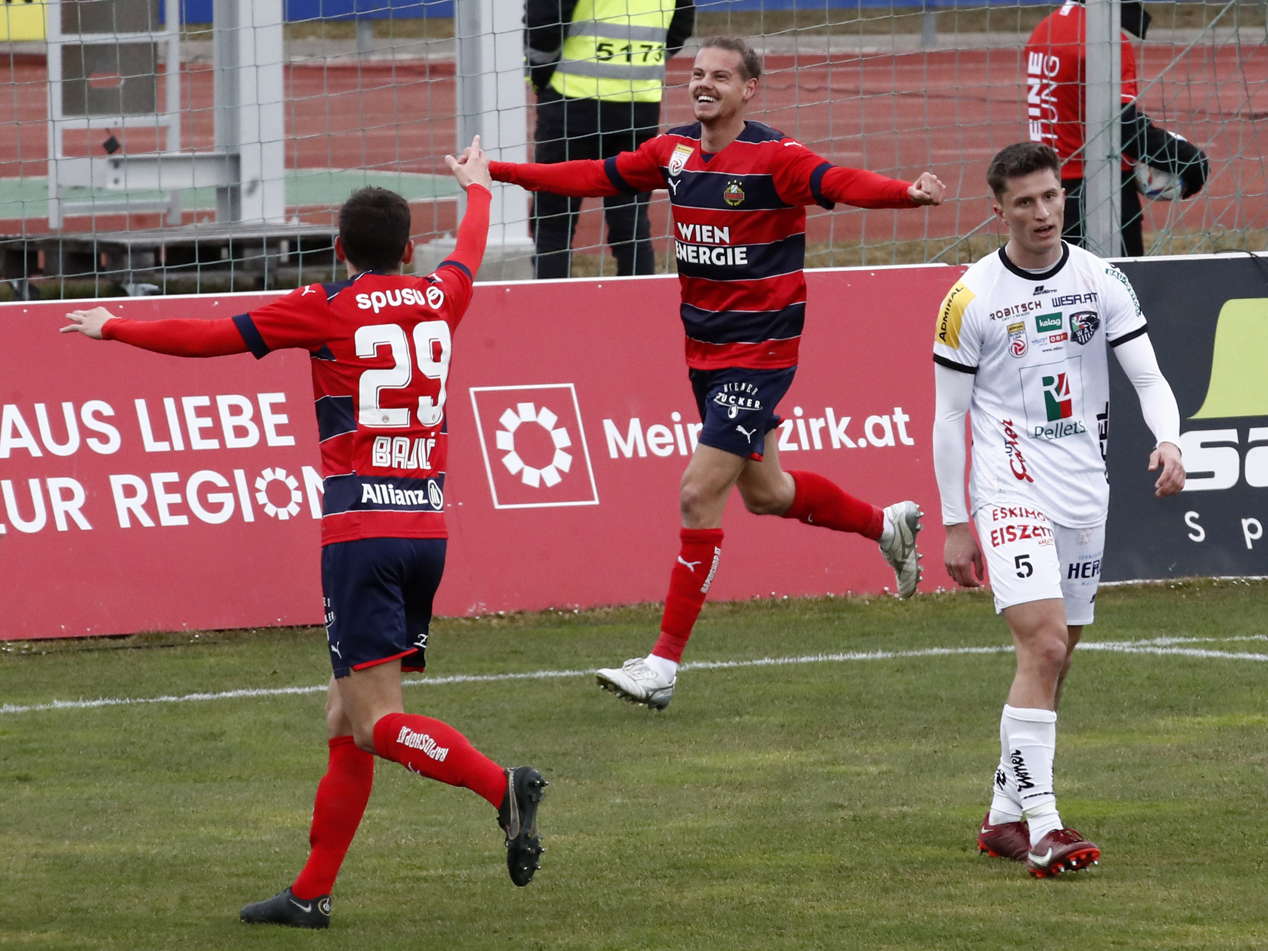 Rapid Wien ist nach dem 2:1 beim WAC klar auf Kurs Richtung Meistergruppe. Rapid Wien ist nach dem 2:1 beim WAC klar auf Kurs Richtung Meistergruppe.
