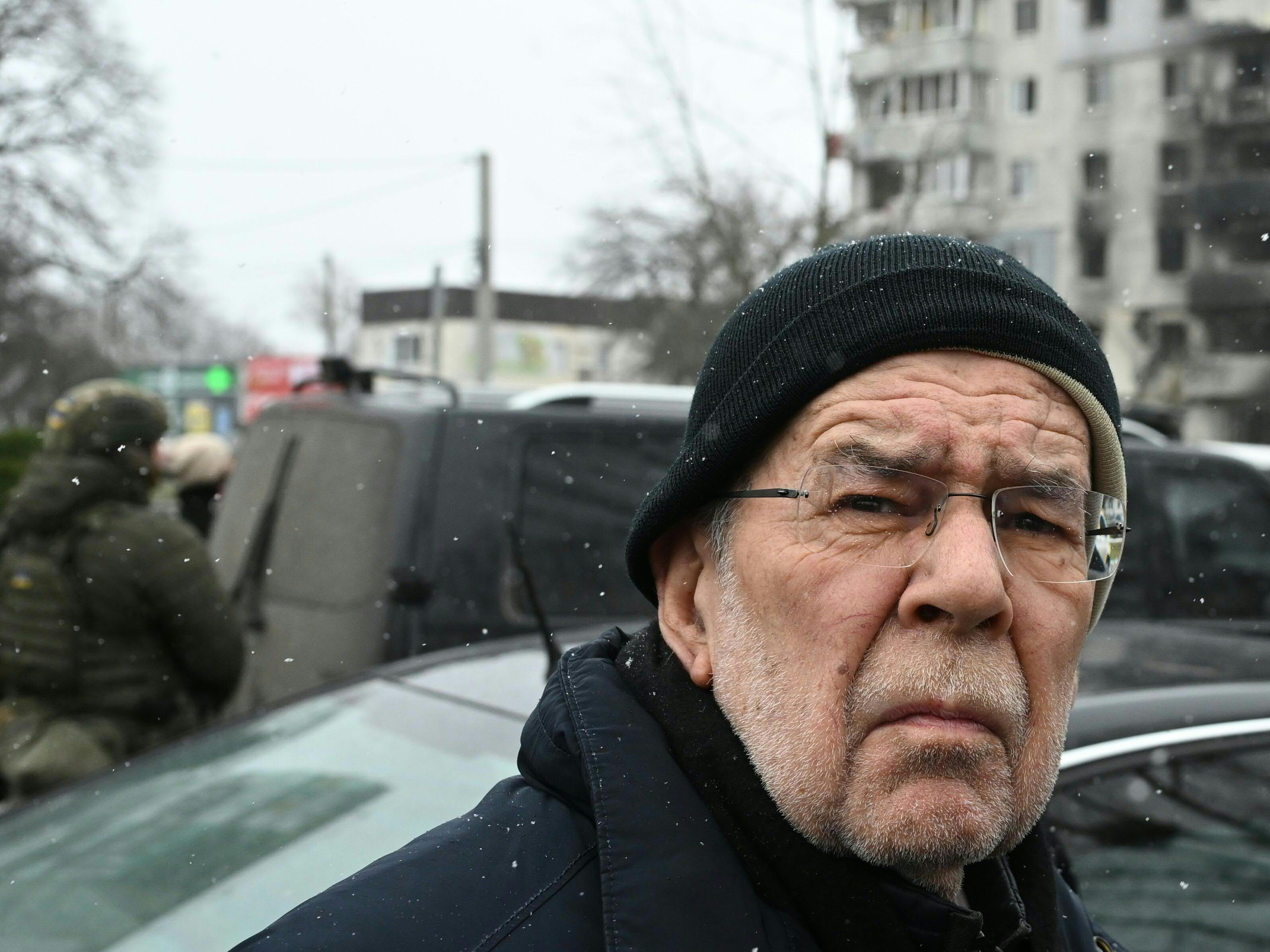 Kritik an Van der Bellen von Russland und FPÖ. Das Foto zeigt den Bundespräsidenten in der Ukraine. Kritik an Van der Bellen von Russland und FPÖ. Das Foto zeigt den Bundespräsidenten in der Ukraine.