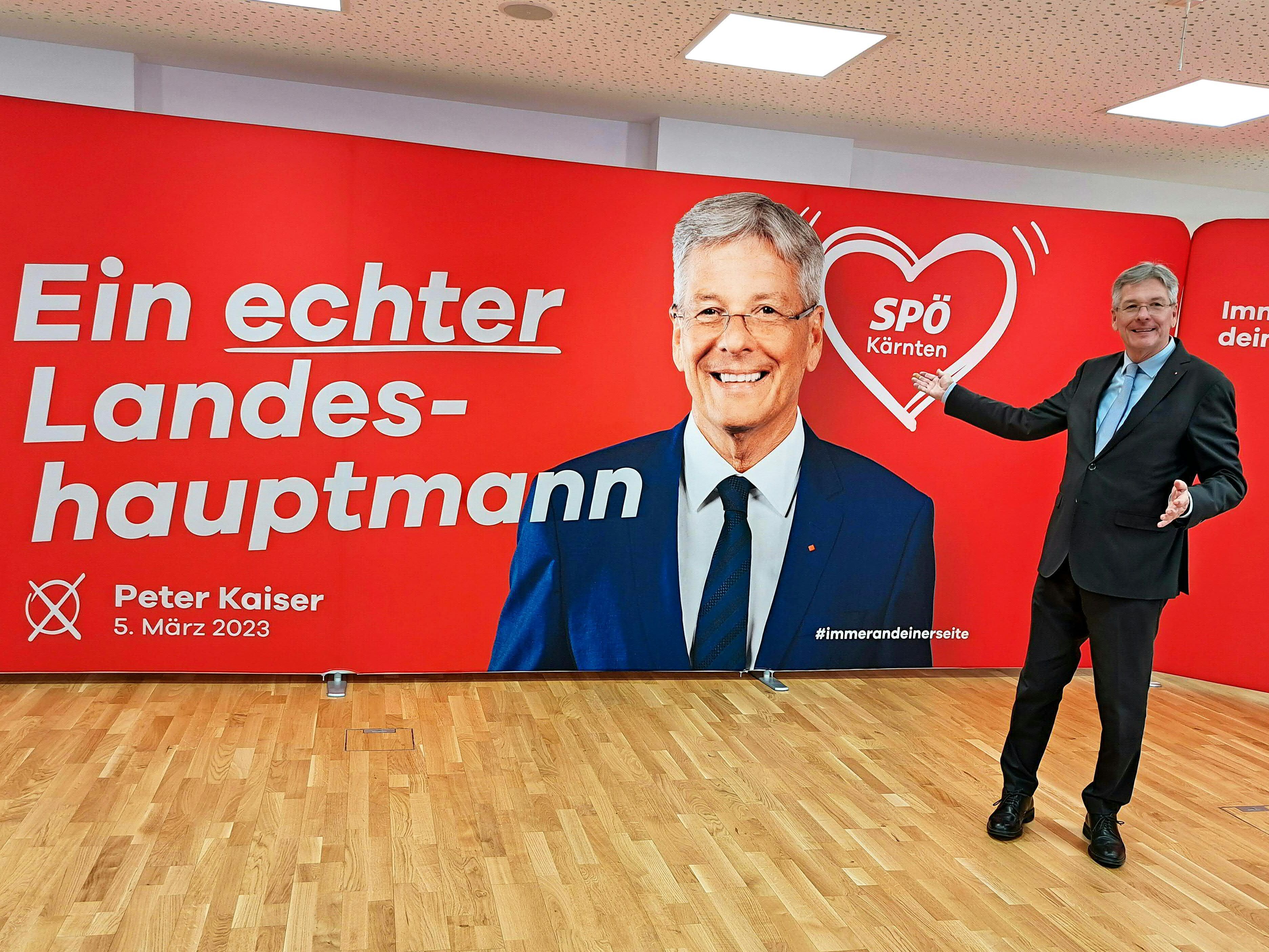 Die SPÖ Kärnten präsentierte am Donnerstag neue Plakate. Die SPÖ Kärnten präsentierte am Donnerstag neue Plakate.
