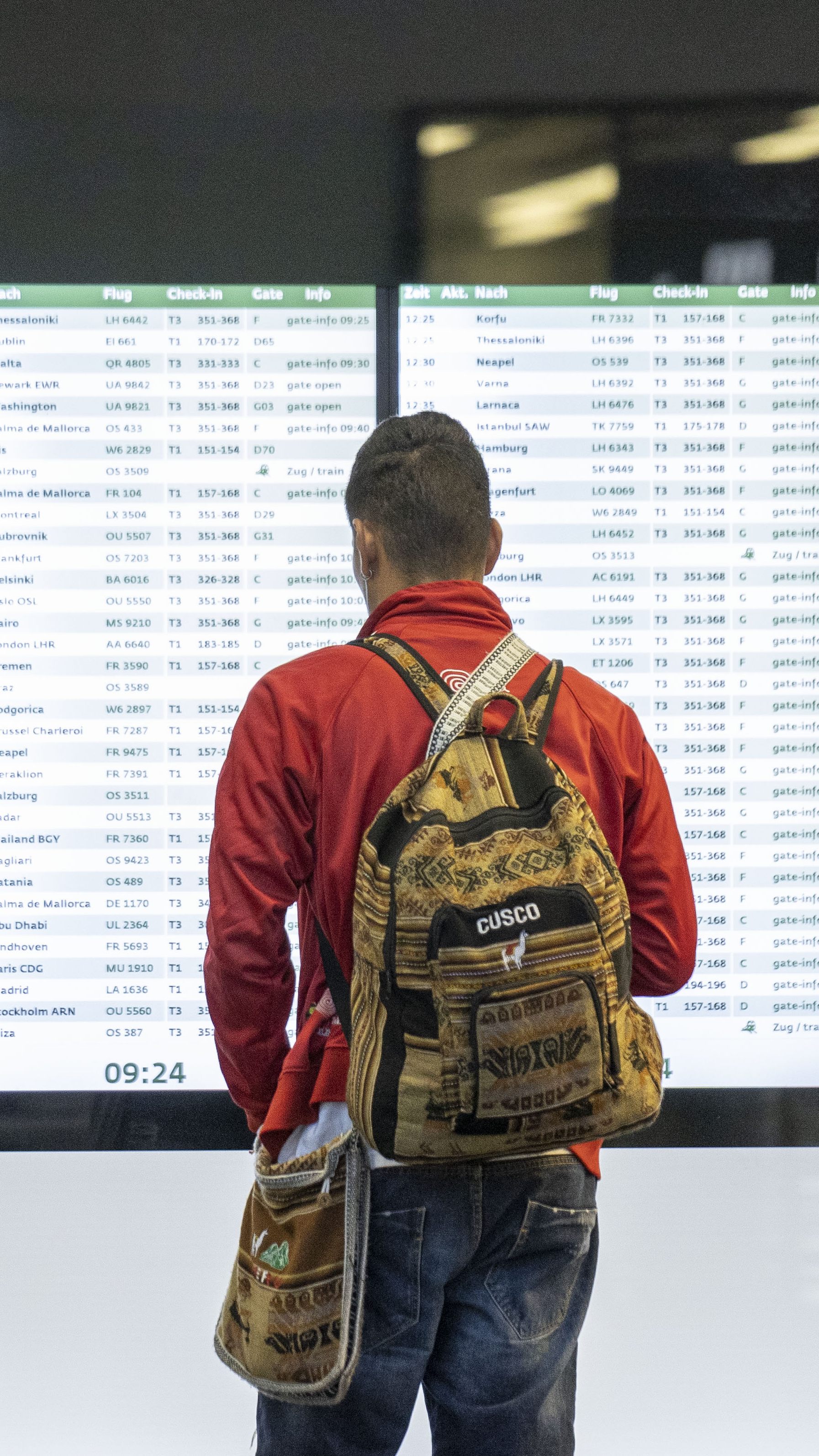 Auch am Wiener Flughafen entfallen, wegen der Warnstreiks in Deutschland, mehrere Flüge.