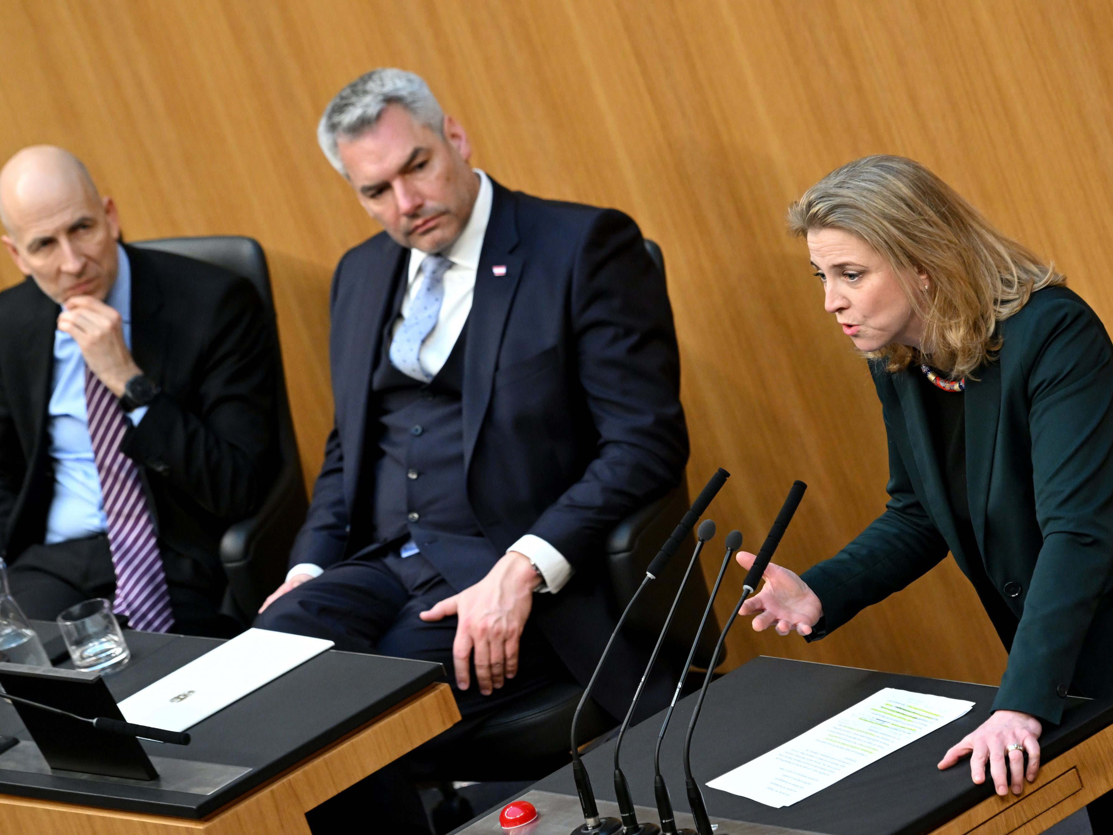 Sondersitzung im Nationalrat