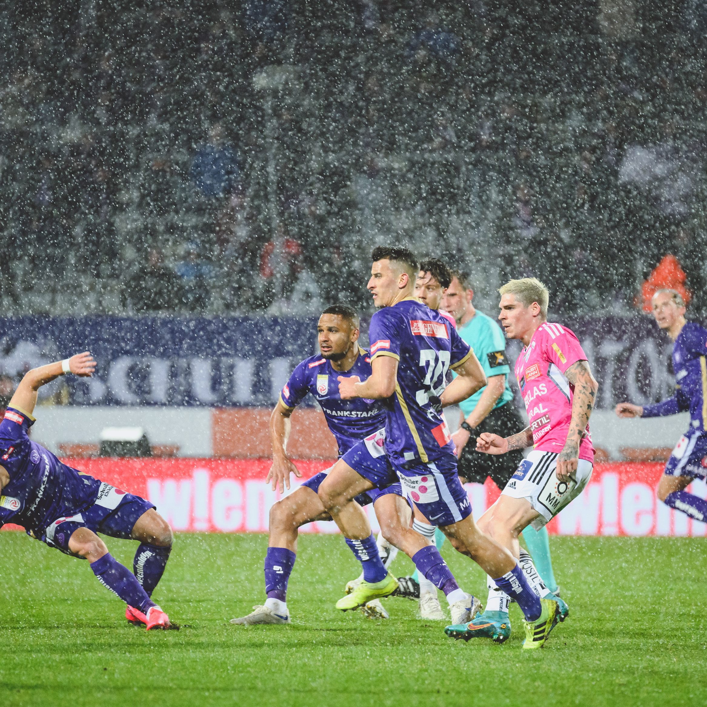 Die Wiener Austria holte gegen Hartberg einen Heimsieg.