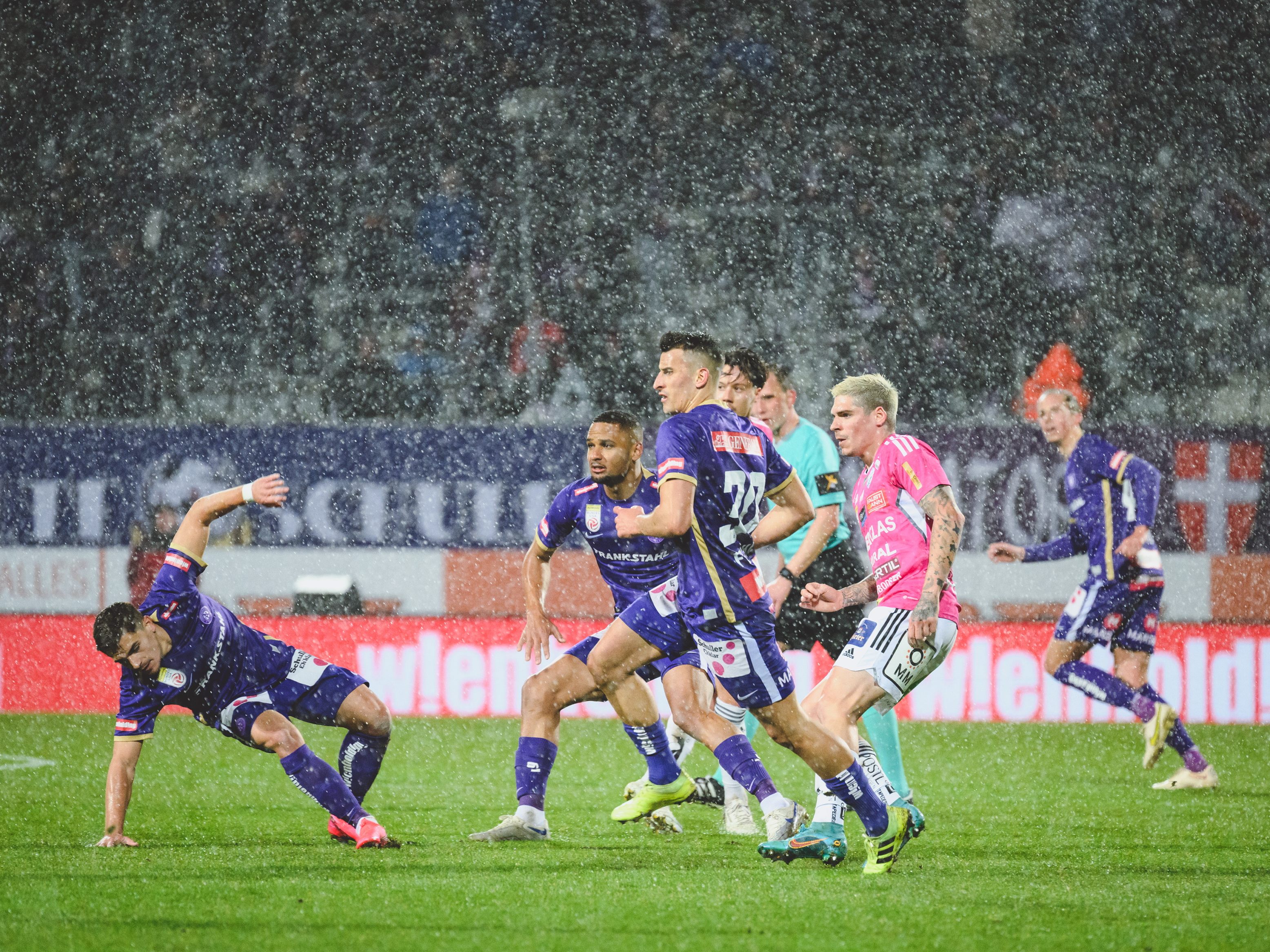 Die Wiener Austria holte gegen Hartberg einen Heimsieg.